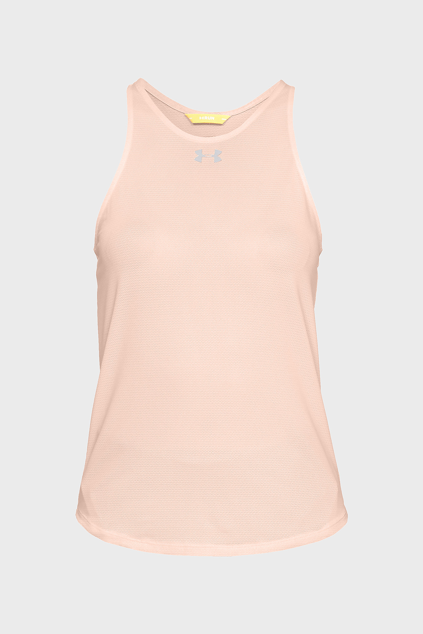Женская персиковая майка UA Qualifier Tank 9
