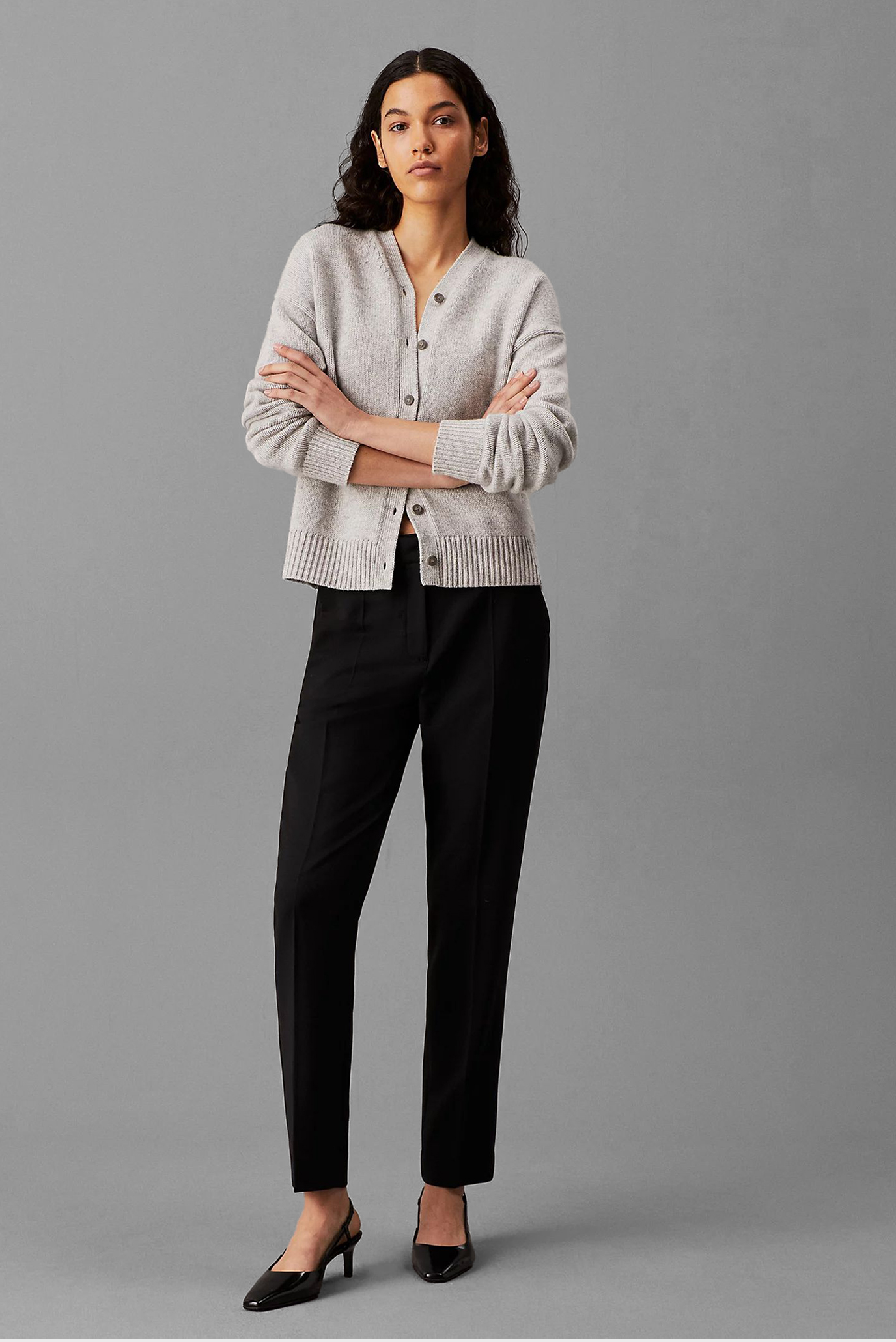 Штаны STRETCH WOOL SLIM TAPERED LEG 2