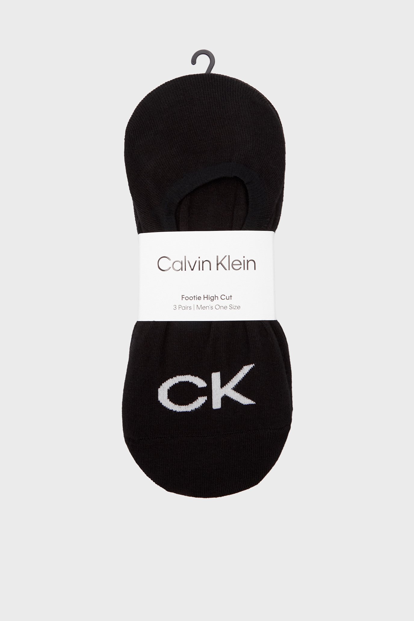 Следы CK MEN FOOTIE HIGH CUT 3P LOGO 1