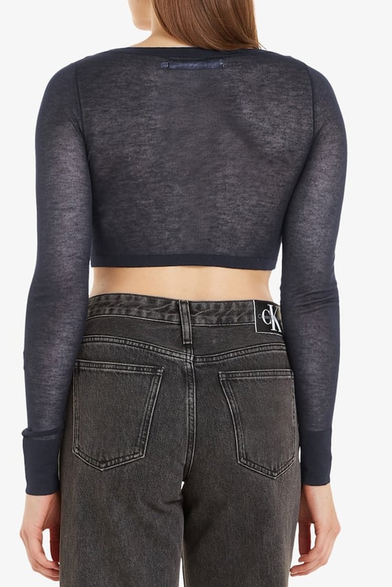 Кардиган SHEER SWEATER MINI CARDIGAN
