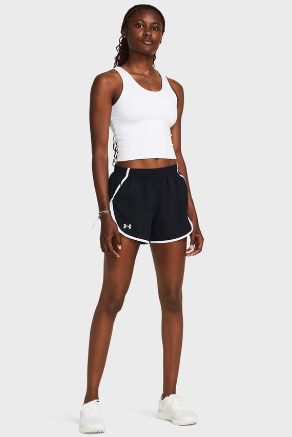 Женские черные шорты UA Fly By 3'' Shorts