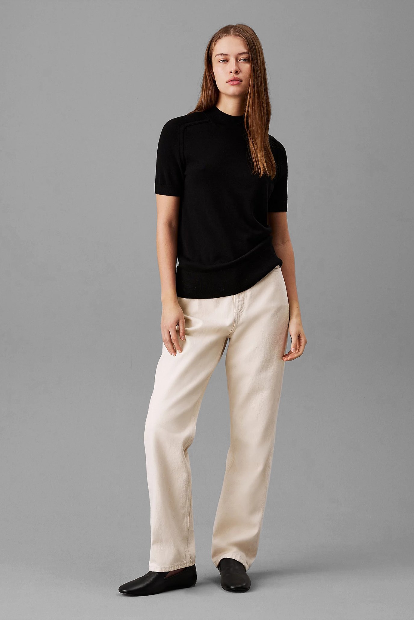 Топ MERINO WOOL MOCK-NK SWEATER SS 2