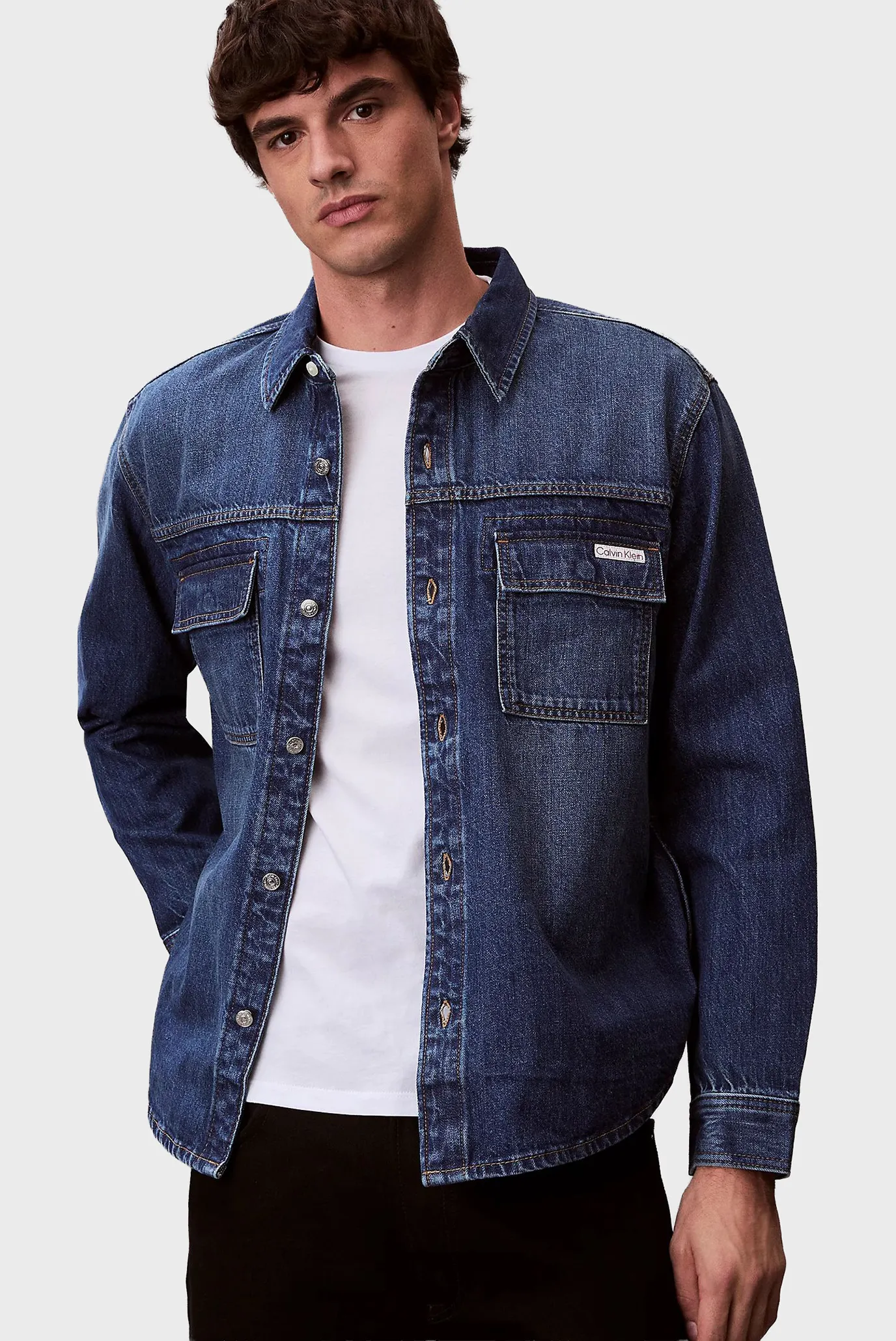 Куртка джинсовая LINEN UTILITY SHIRT JACKET DEEP 5