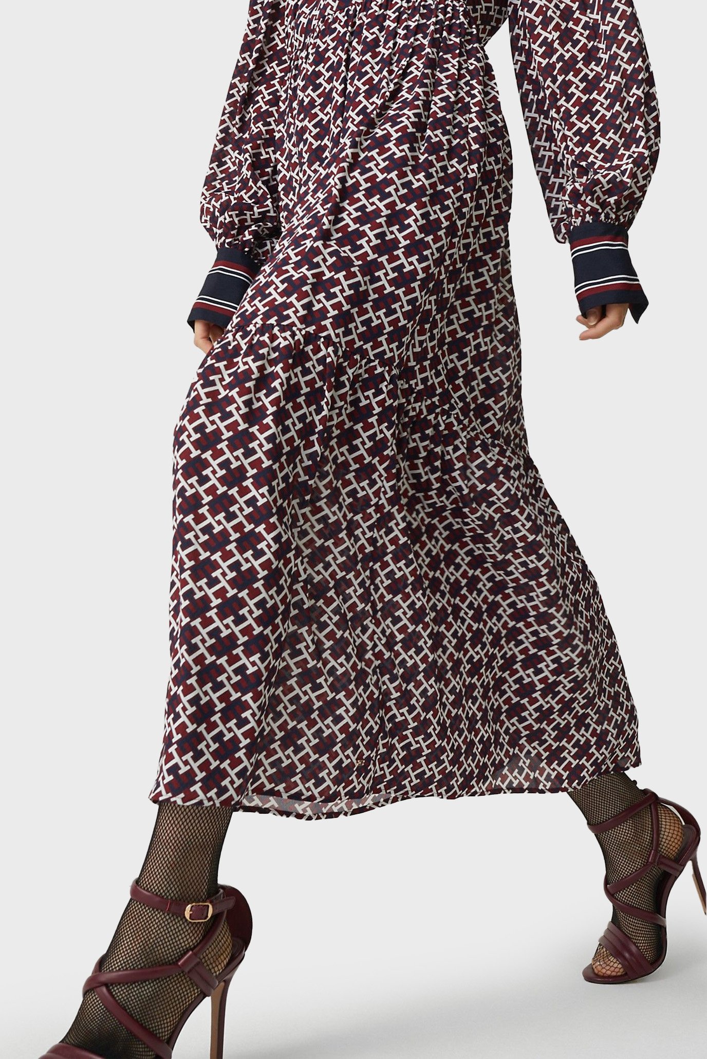 Платье CHIFFON MONOGR DRESS LS 5