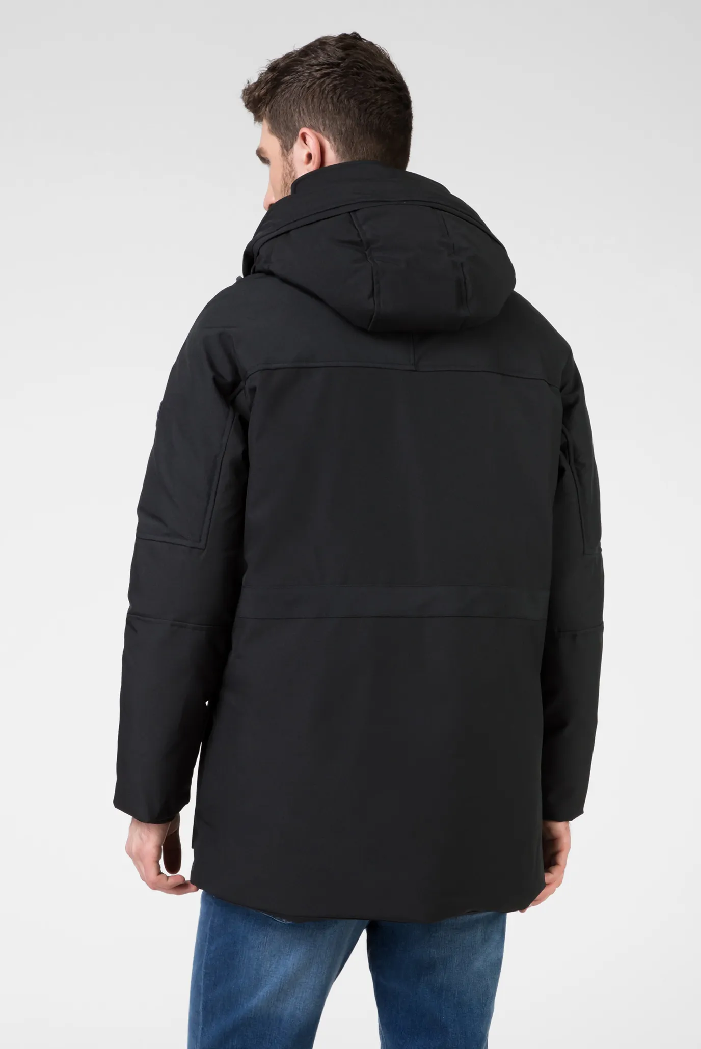 Мужская черная парка HEAVY CANVAS 8