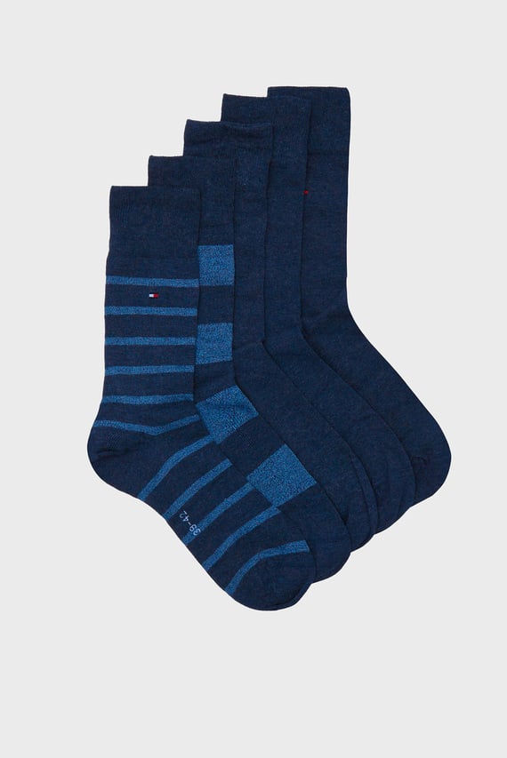 Набор носков TH MEN SOCK 5P GIFTBOX MOULINE STRIPE Tommy Hilfiger