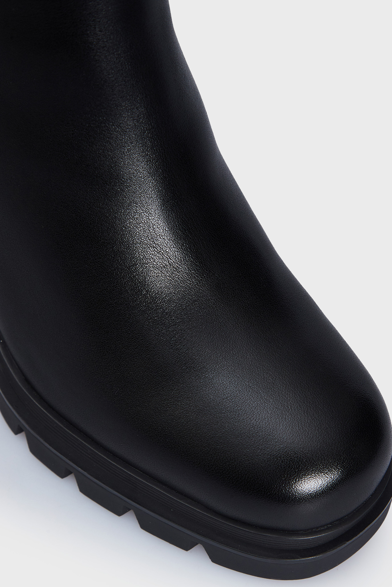 Женские черные кожаные сапоги Cauca 5