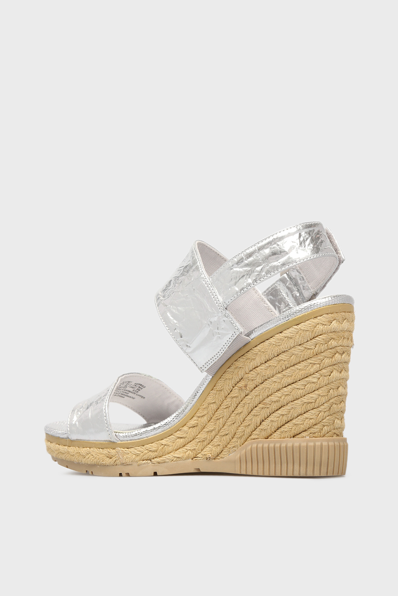 Серебряные босоножки 8