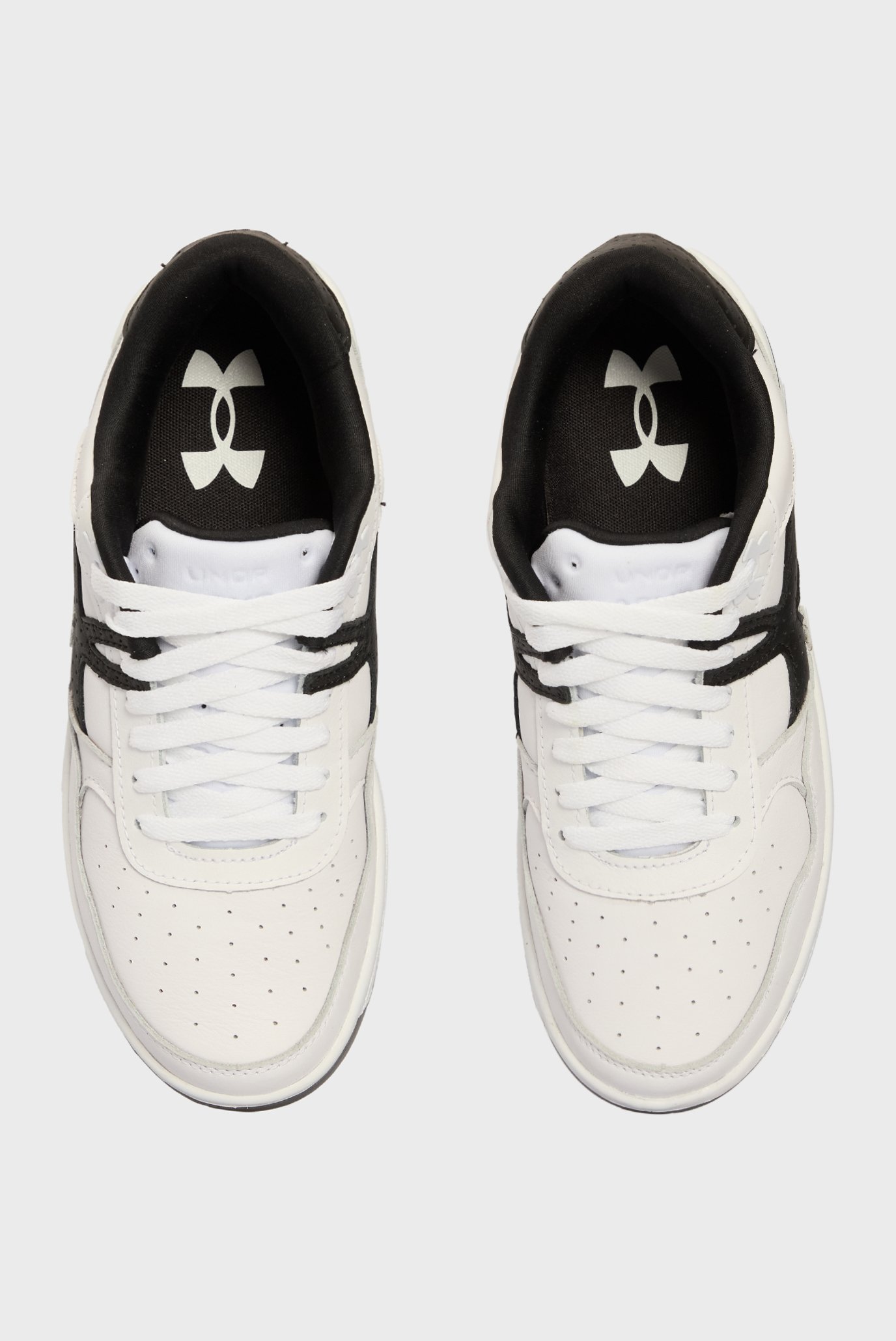 Мужские белые кожаные кроссовки UA Court 96 4