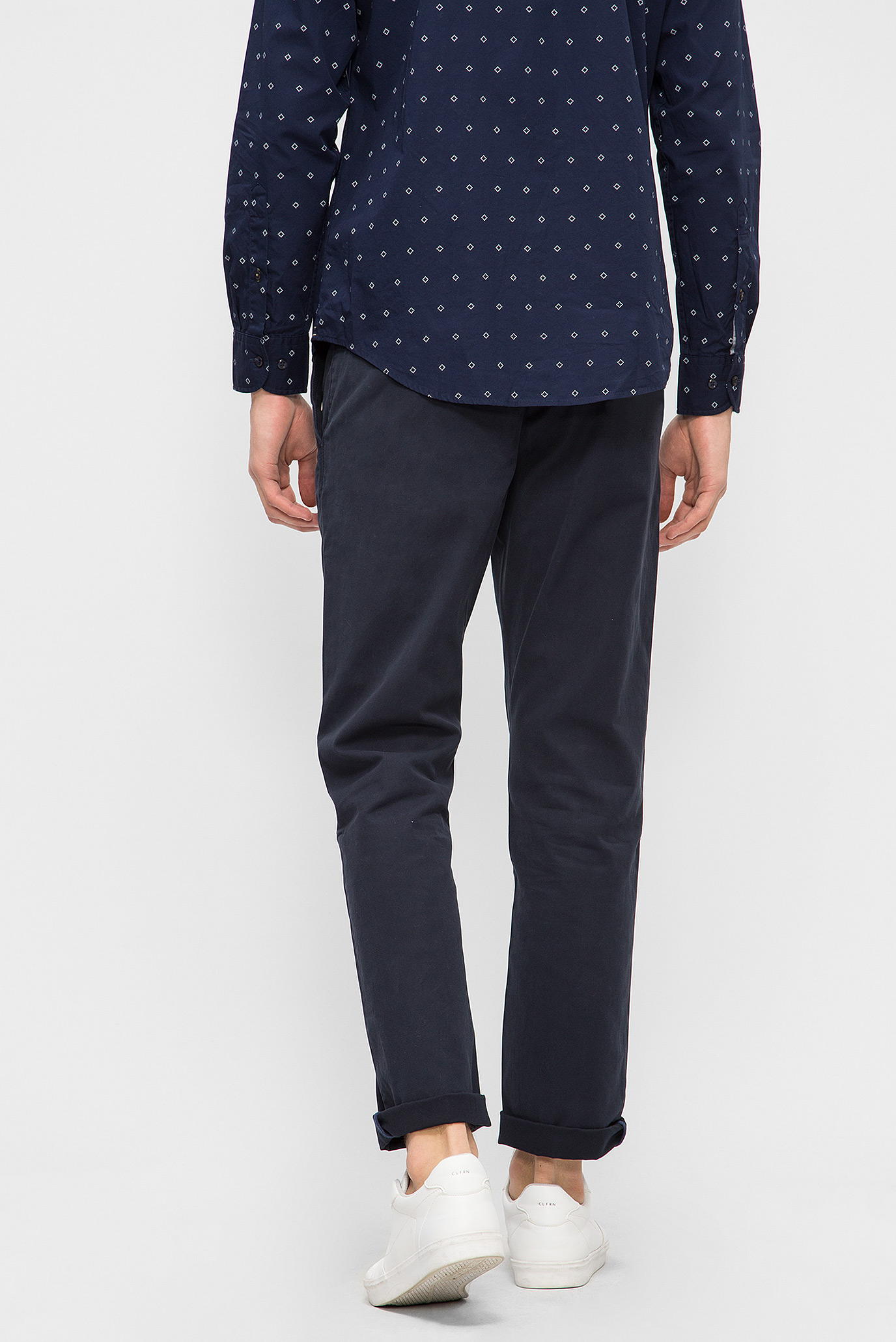 Мужские темно-синие чиносы MERCER CHINO 8