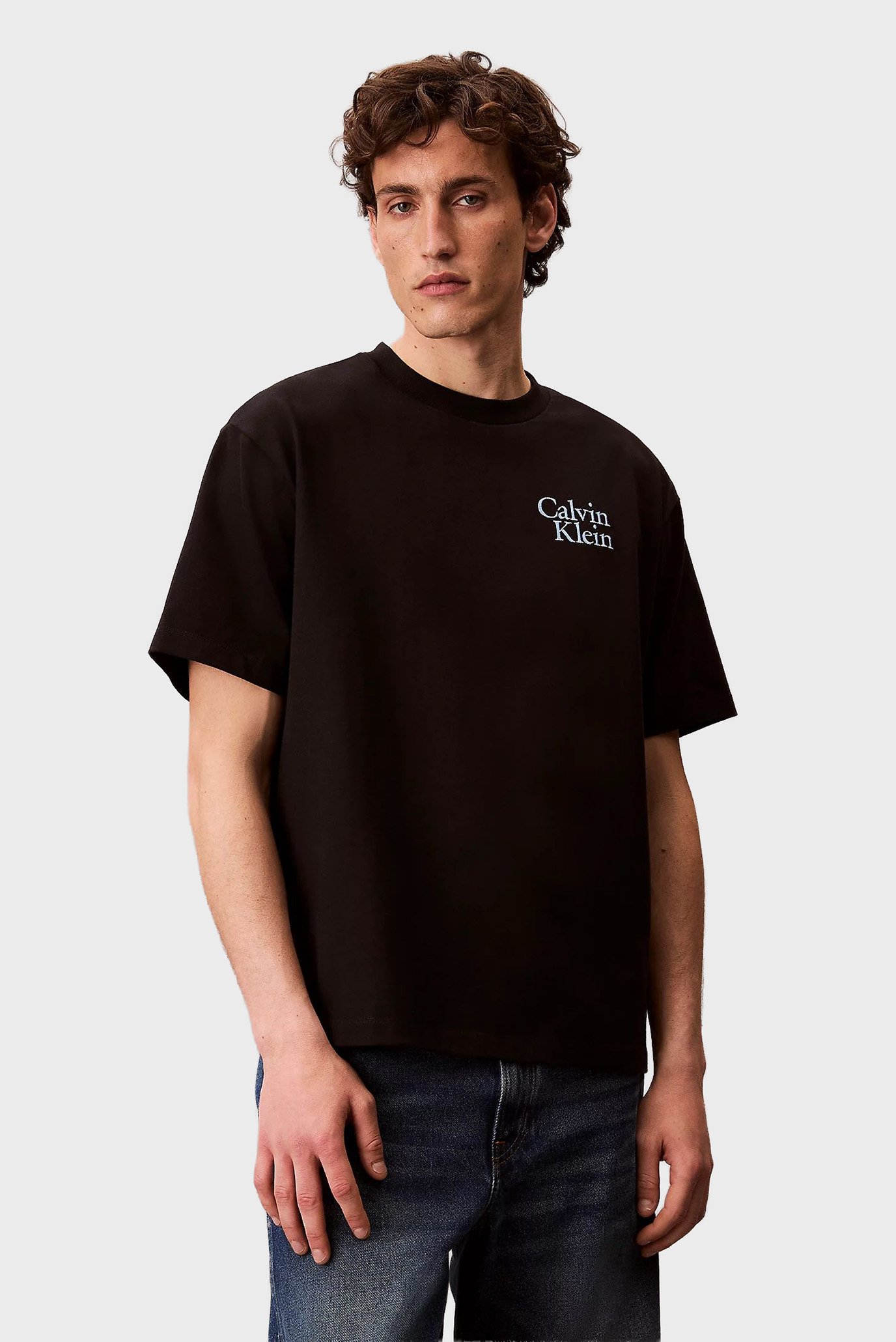 Футболка/SS 16S CALVIN RESORT SCRIPT GRAP 1