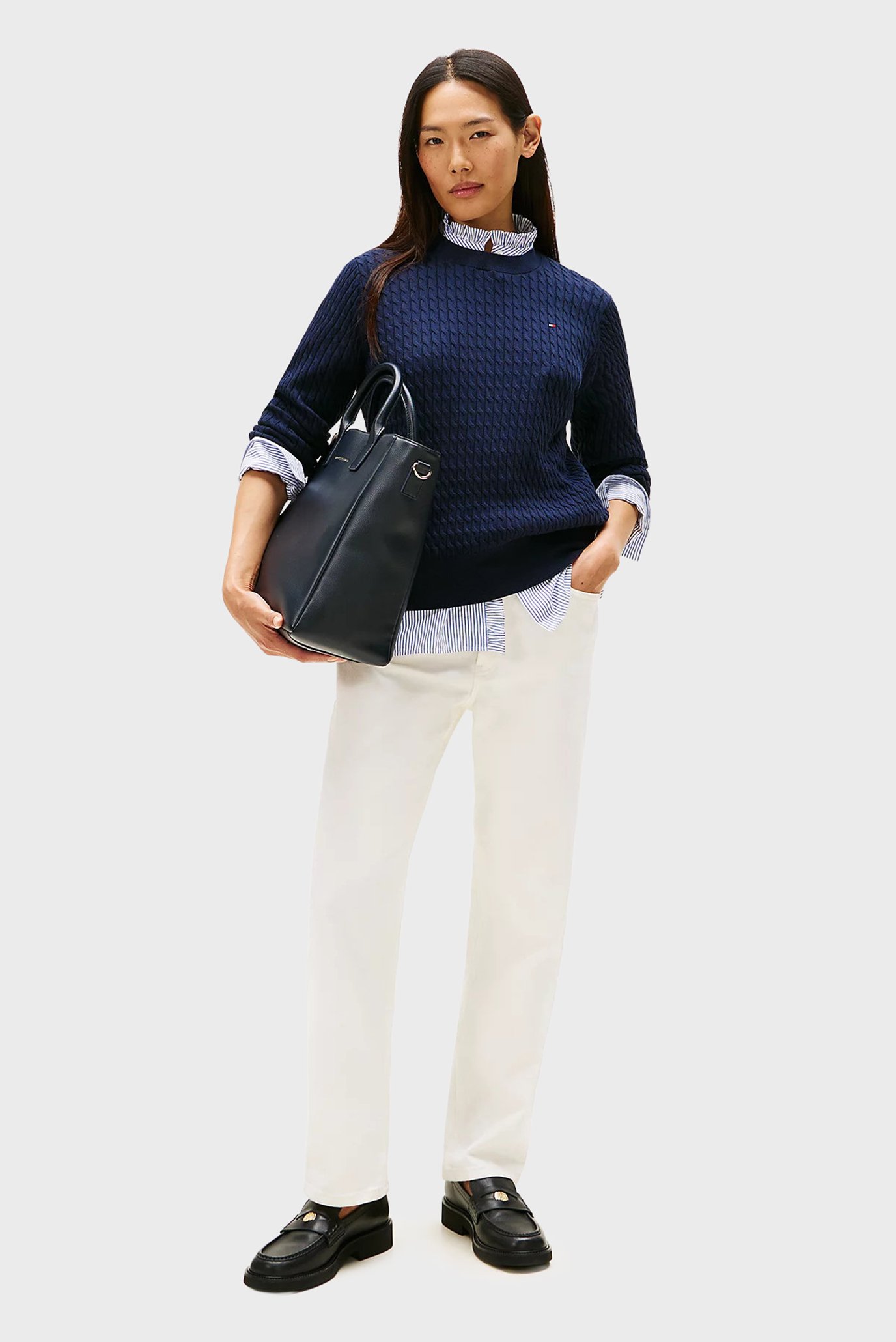 Свитер CO CABLE C-NK LS SWEATER 1