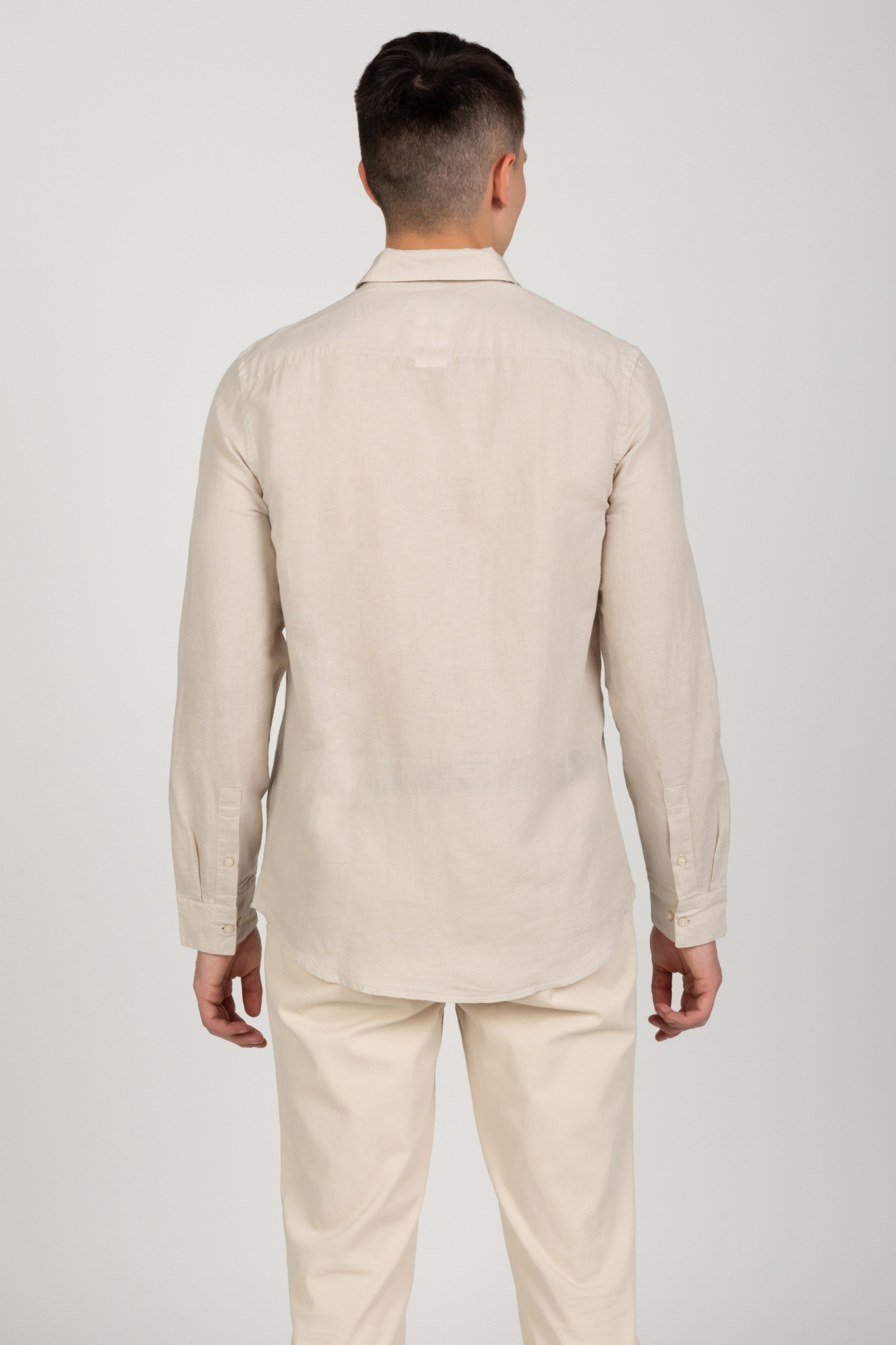 Рубашка COTTON LINEN CHEST POCKET SHIRT 3