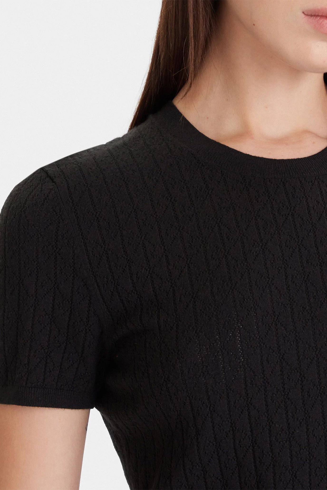 Свитер Cap Sleeve Pointelle Baby Tee 4