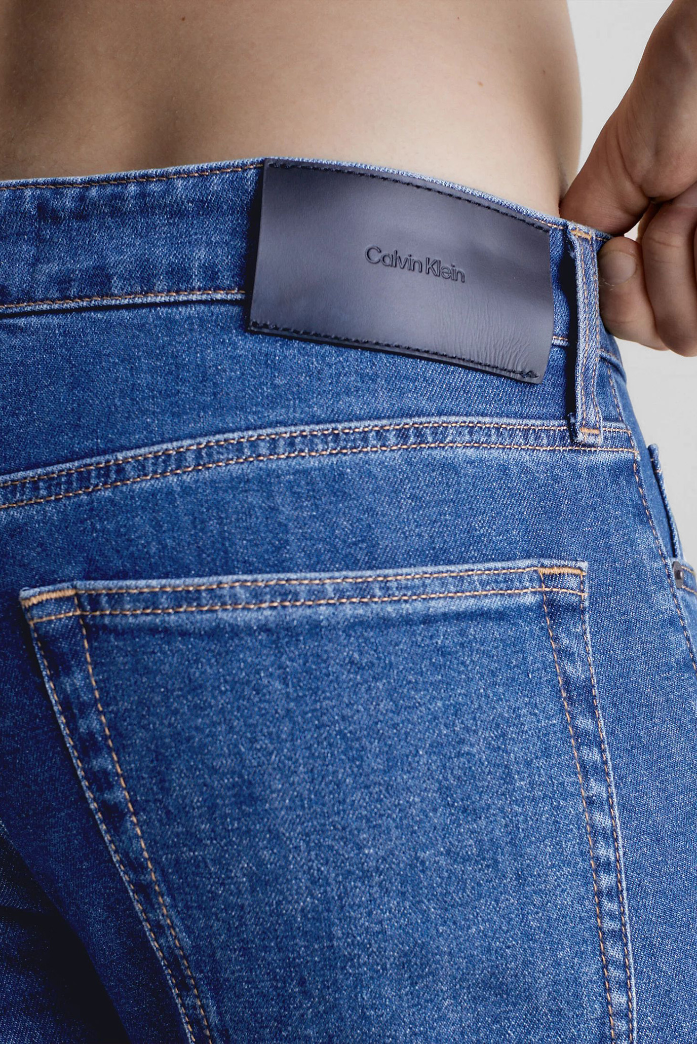 Мужские синие джинсы SLIM FIT MID BLUE 9