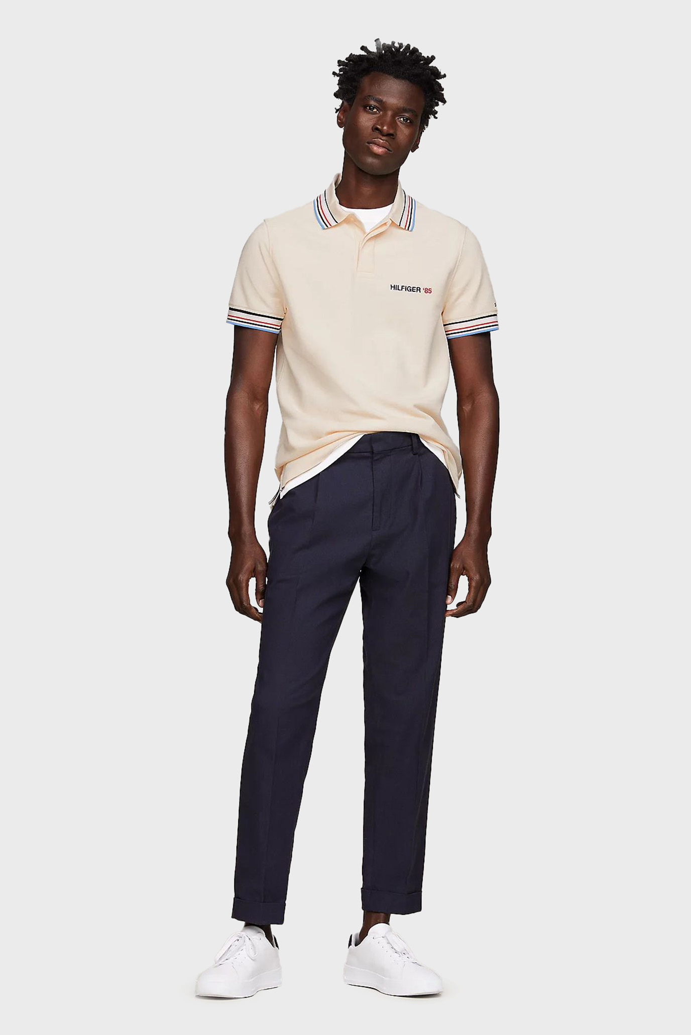 Поло CONTRAST GLOBAL STRIPE REG POLO 2