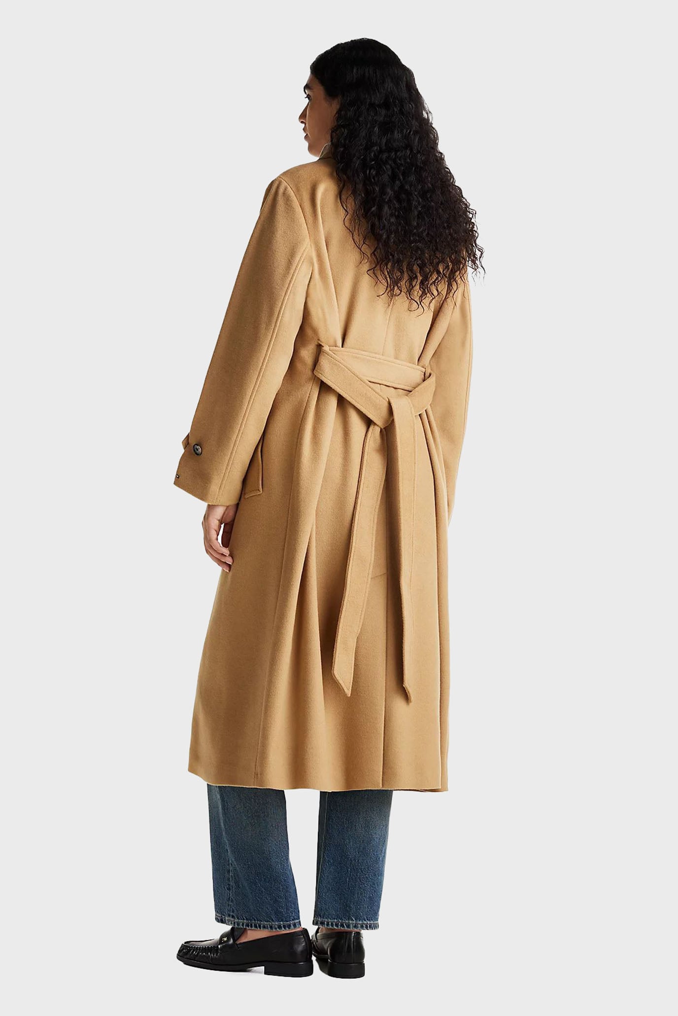 Пальто REG WOOL BLEND DB BELTED COAT 2