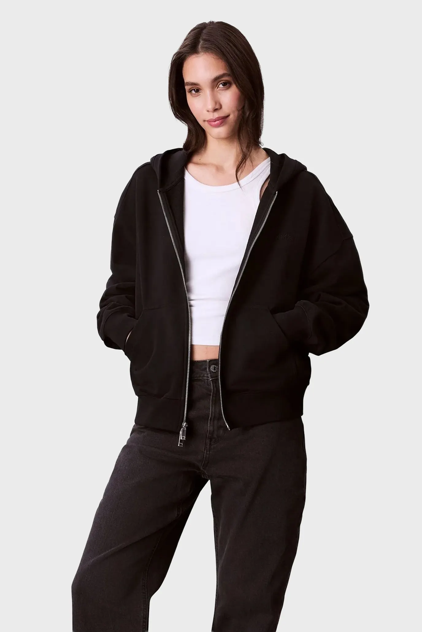 Худи LOGO EMB FRENCH TERRY FZ HOODIE 1