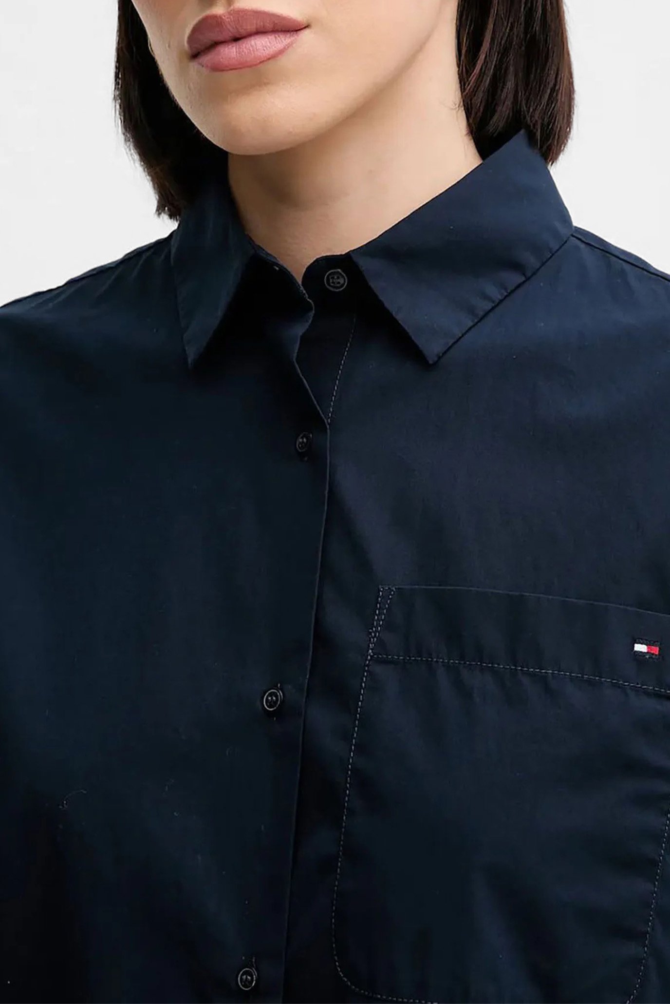 Рубашка с коротким рукавом POPLIN BOXY SHORT S S SHIRTTommy Hilfiger Рубашка с коротким рукавом POPLIN BOXY SHORT S S SHIRT 2