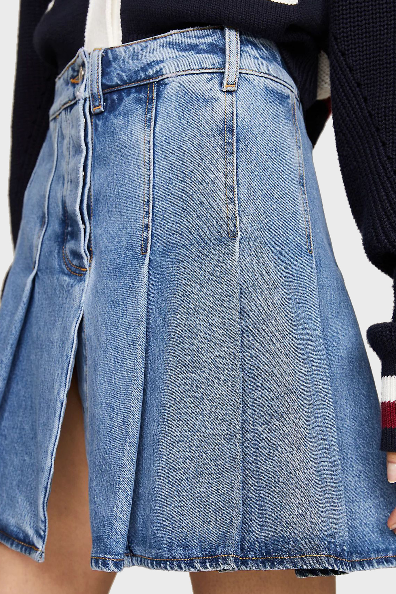 Юбка THC SARTORIAL DENIM MINI SKIRT 3