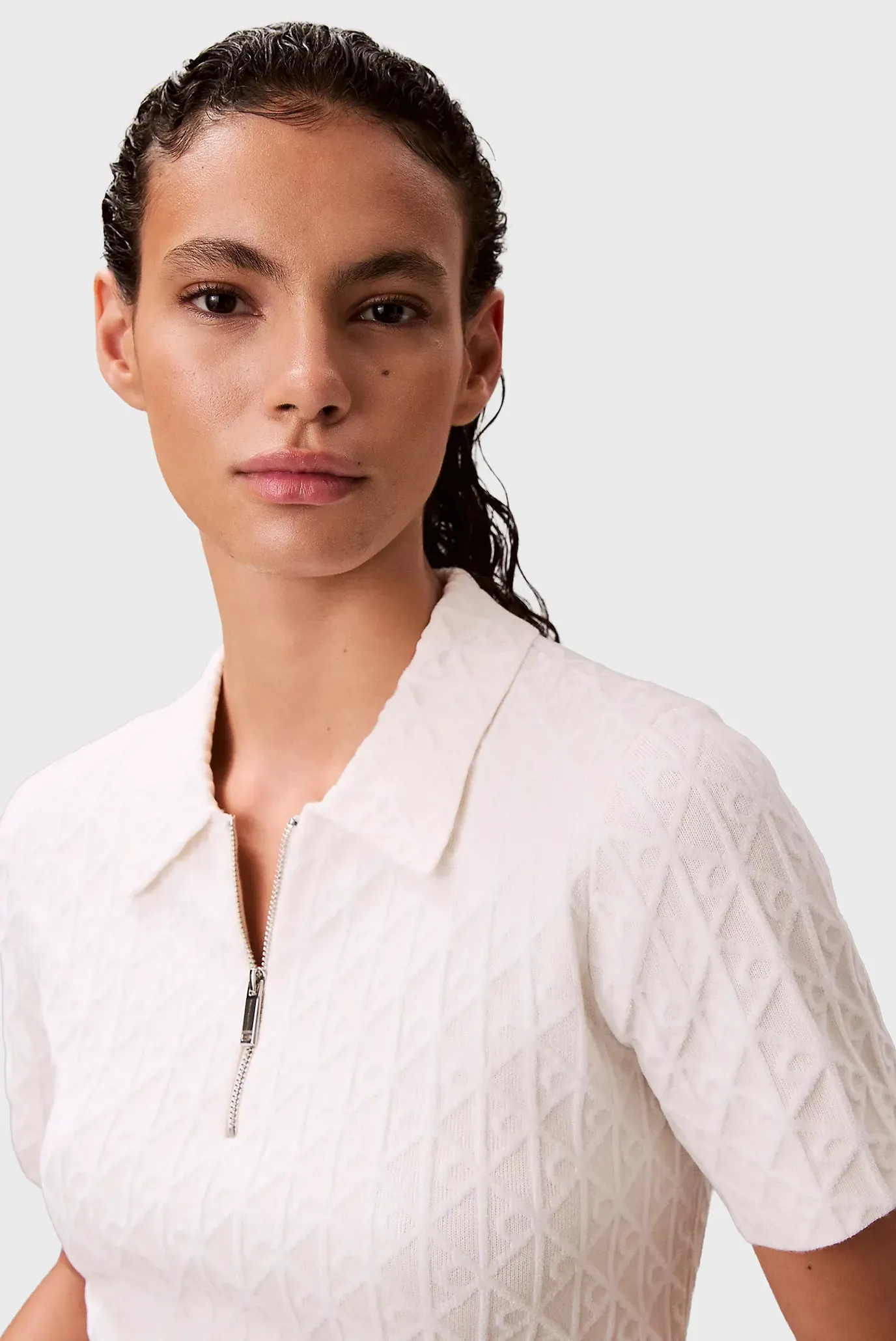 Поло AOP Textured SS Top 2