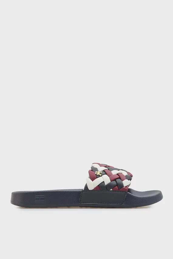 Слайдеры TH CORNROW POOL SLIDE Tommy Hilfiger