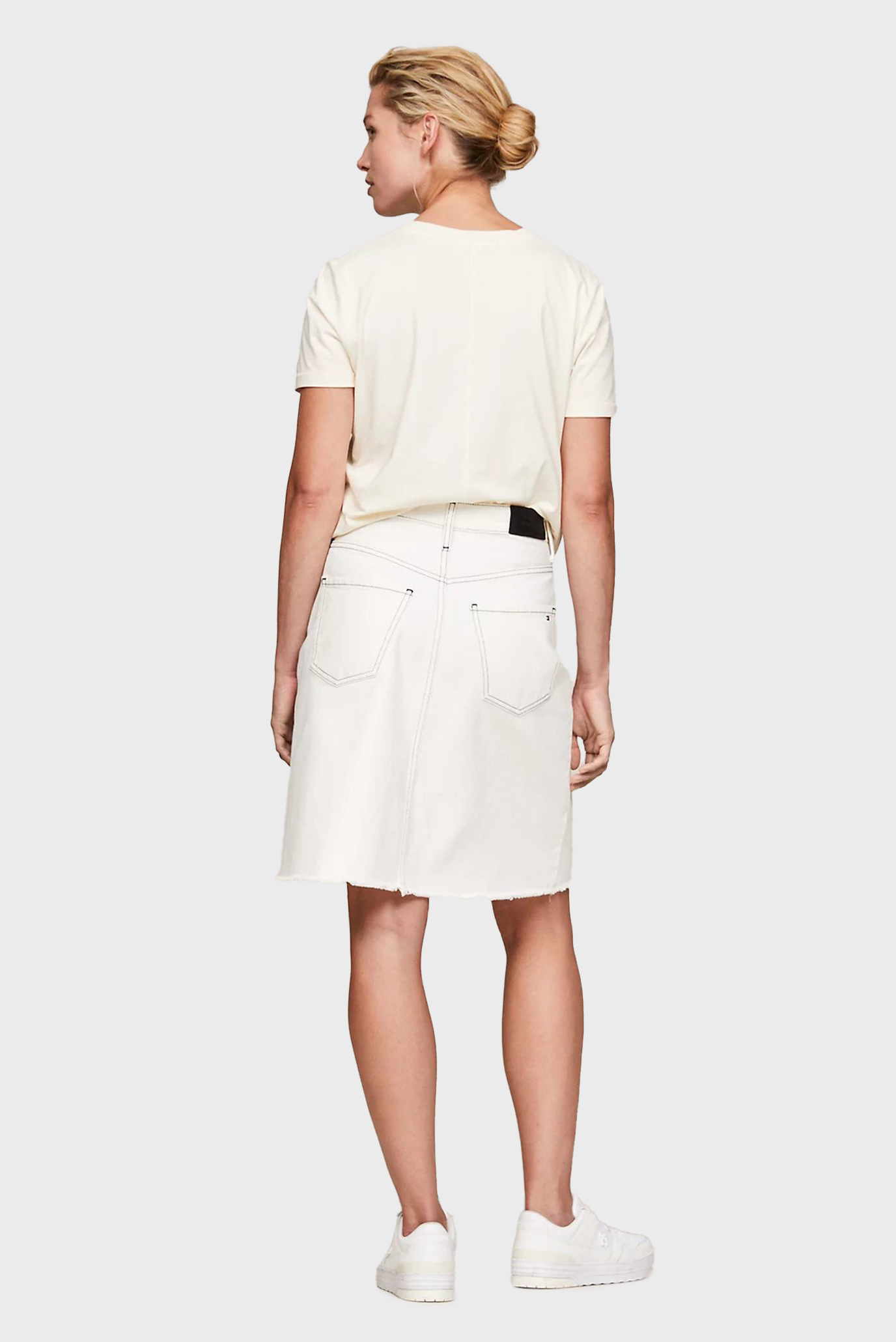 Юбка DNM RW A-LINE SKIRT ECRU 3