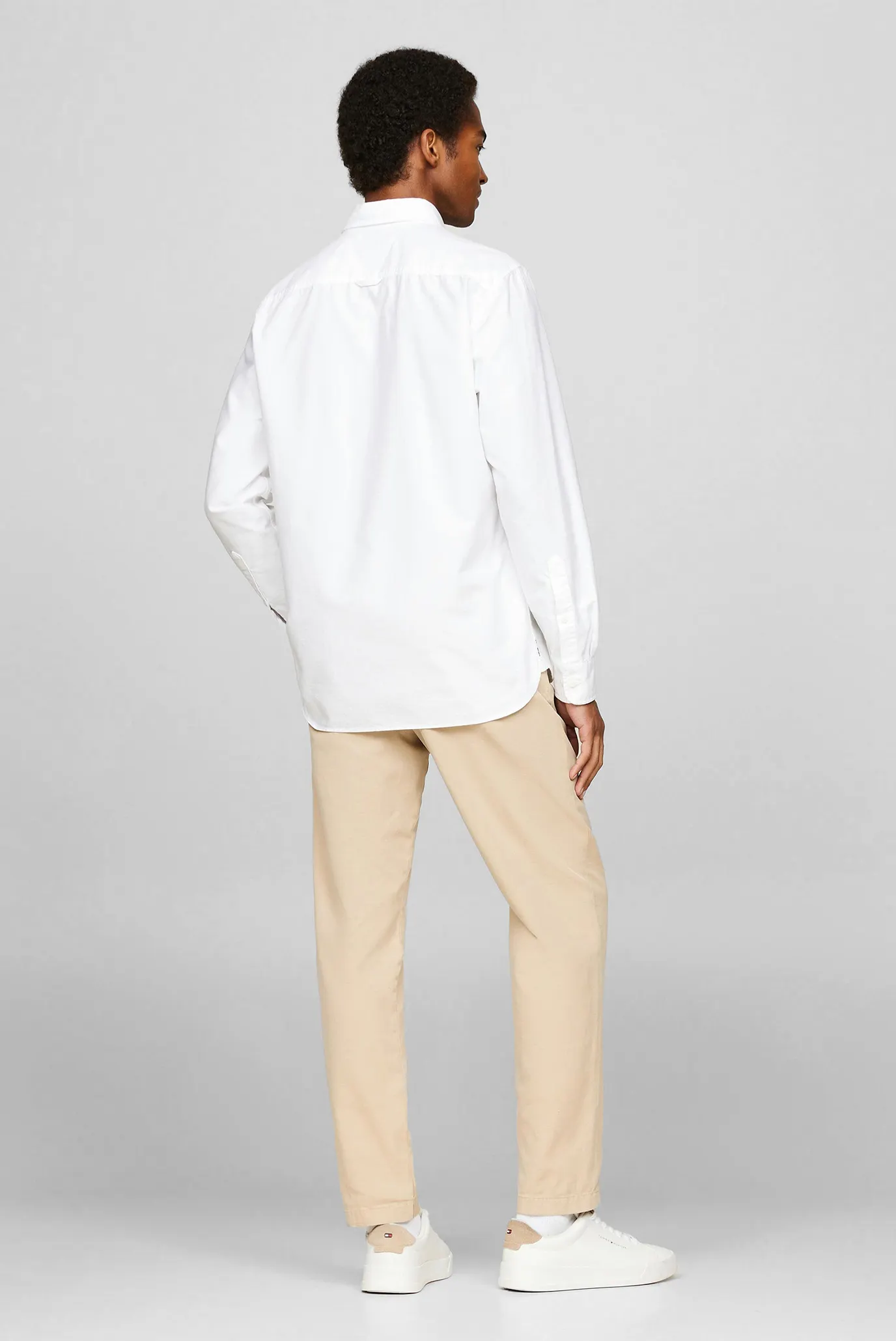 Мужская белая рубашка SOLID HERITAGE OXFORD RF 4