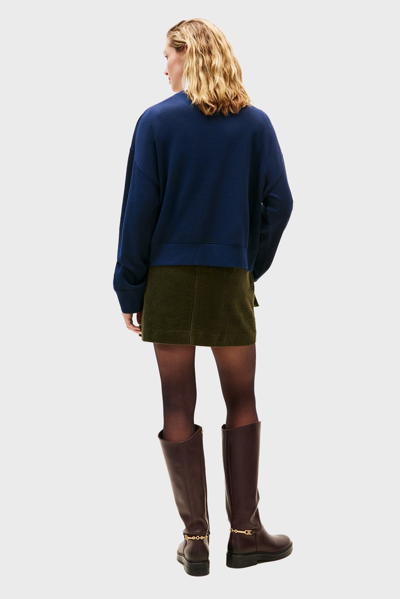 Свитшот TH SCRIPT PIQUE SWEATSHIRT 3