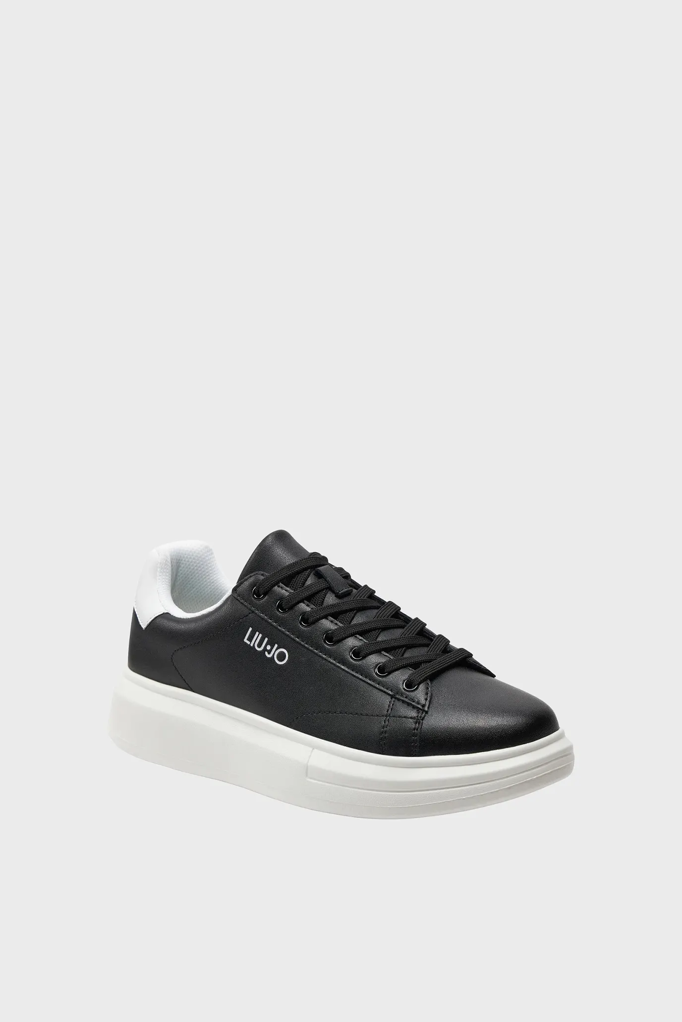 Кроссовки BIG 01 - SNEAKER LEATHER BLACK WHITE 2