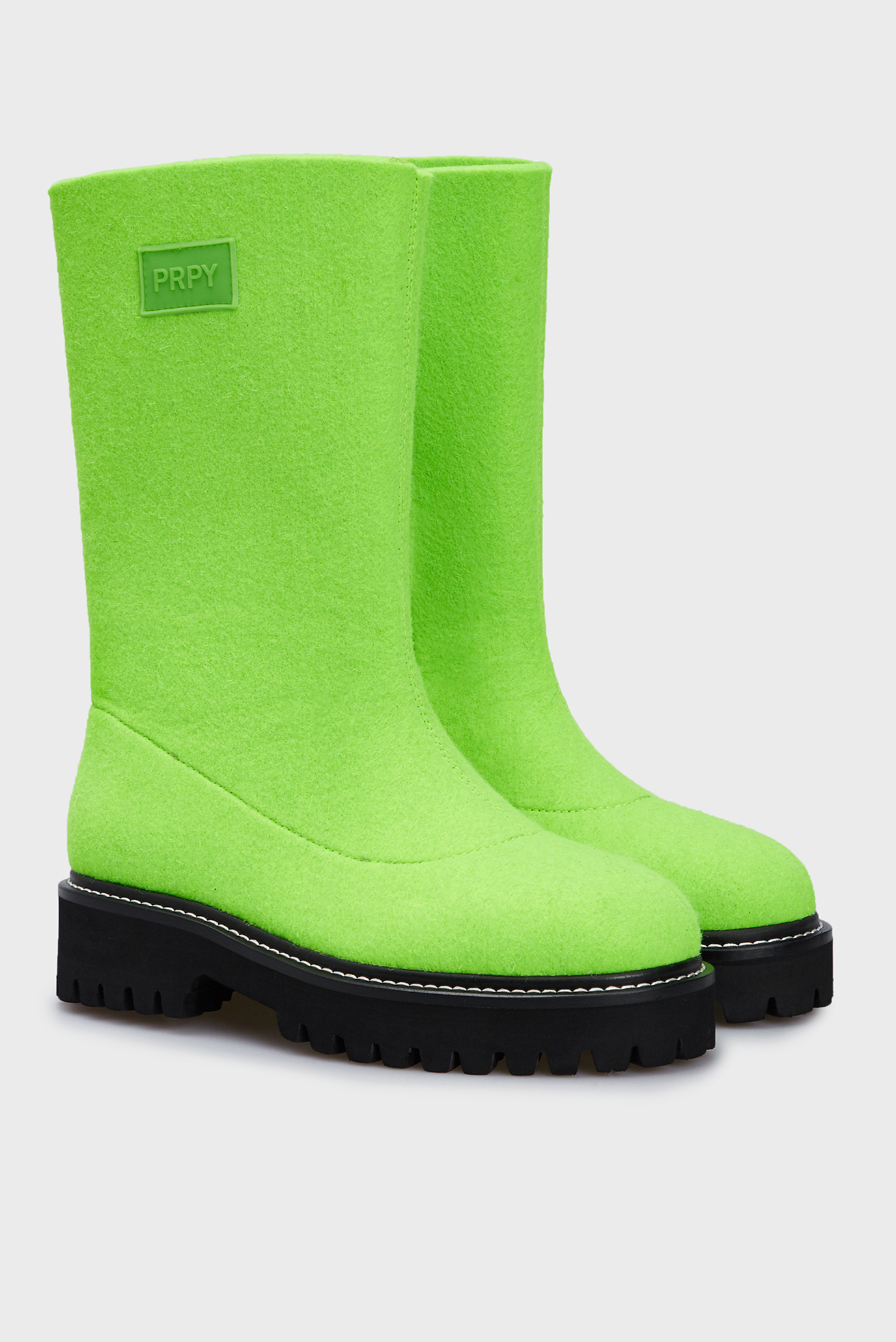 Женские салатовые сапоги Alisa 8