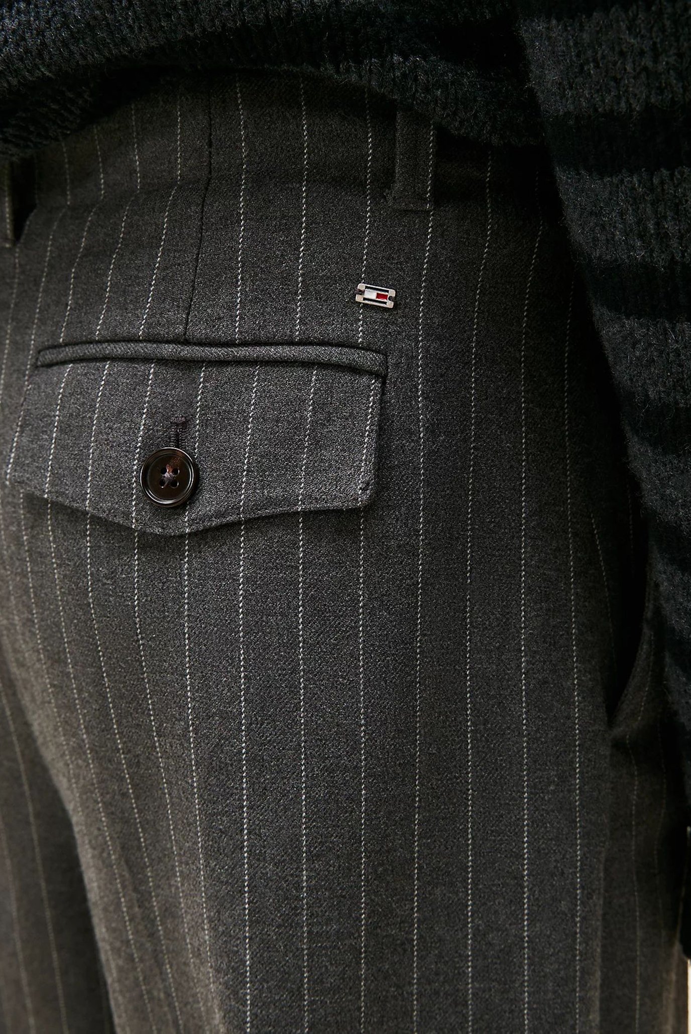 Брюки PINSTRIPE LOOSE STRAIGHT PANT 4