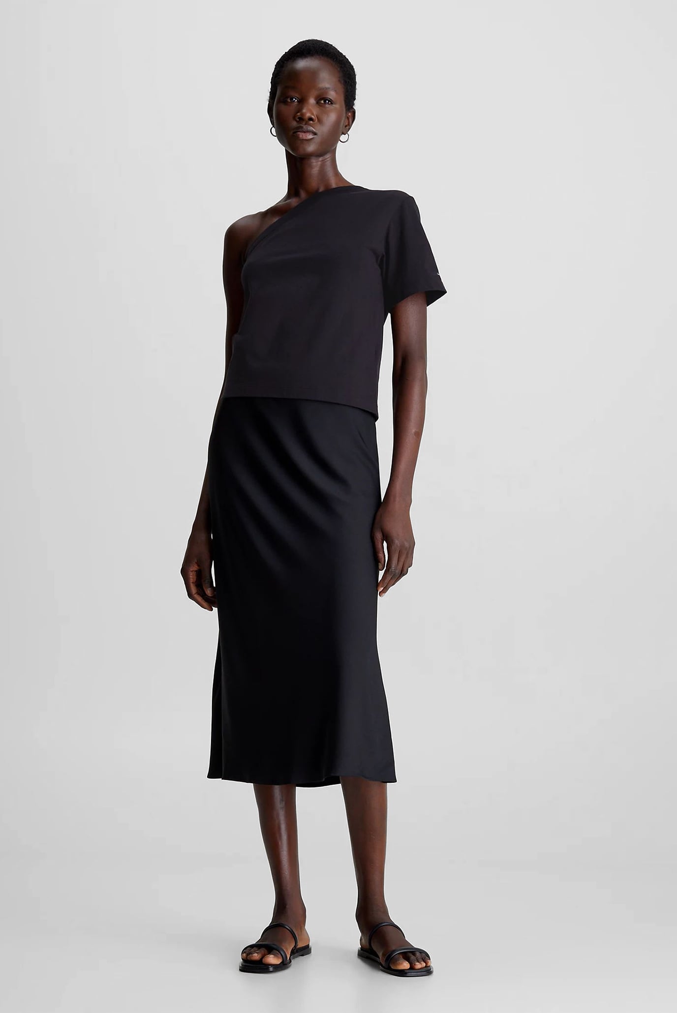 Футболка SMOOTH COTTON ONE SHOULDER TOP 2