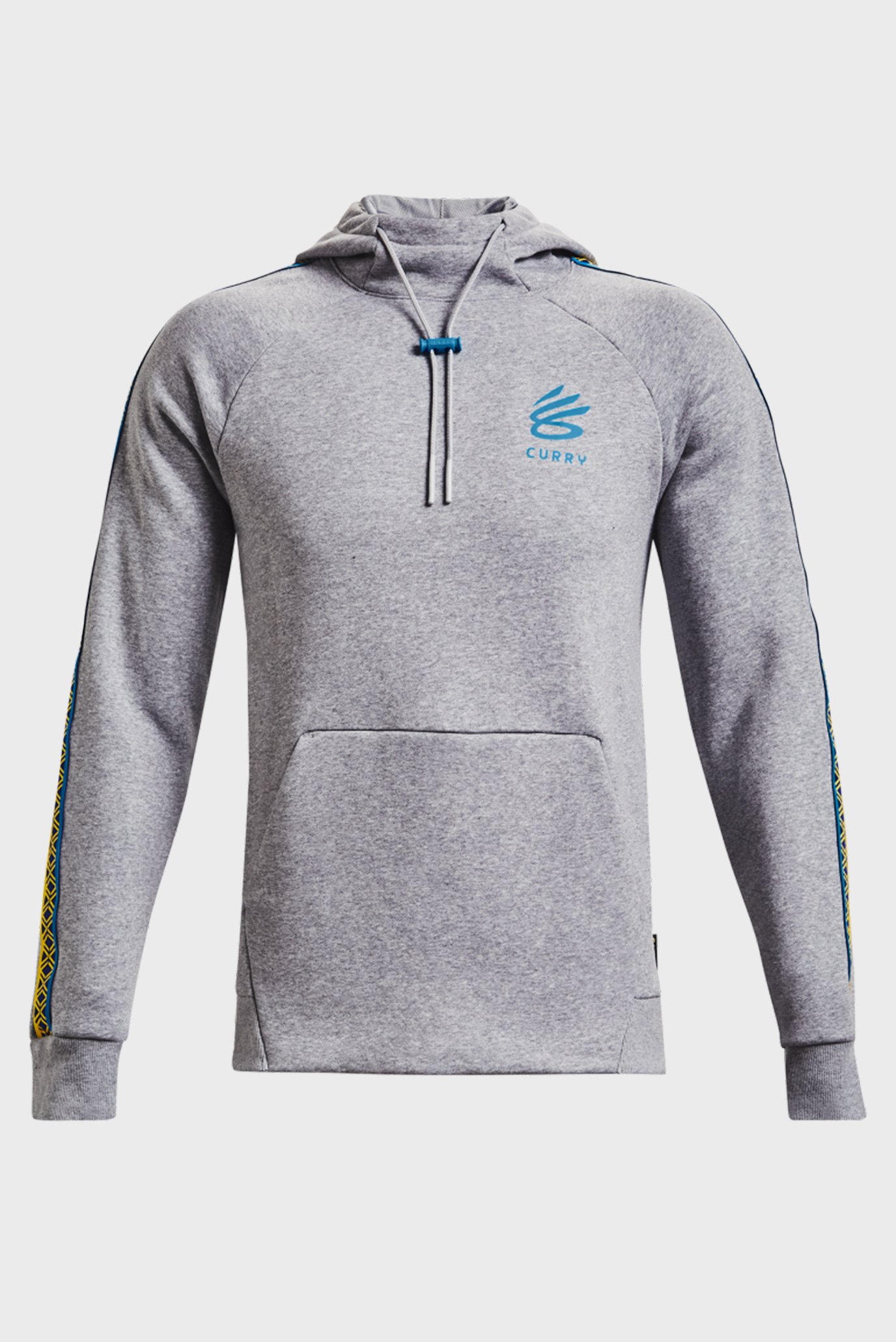 Мужское серое худи CURRY FLEECE P O HOODY 3