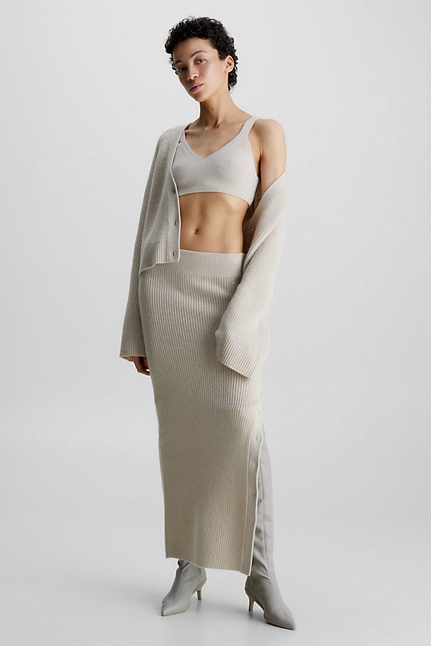 Юбка RECYCLED WOOL MAXI SKIRT 4
