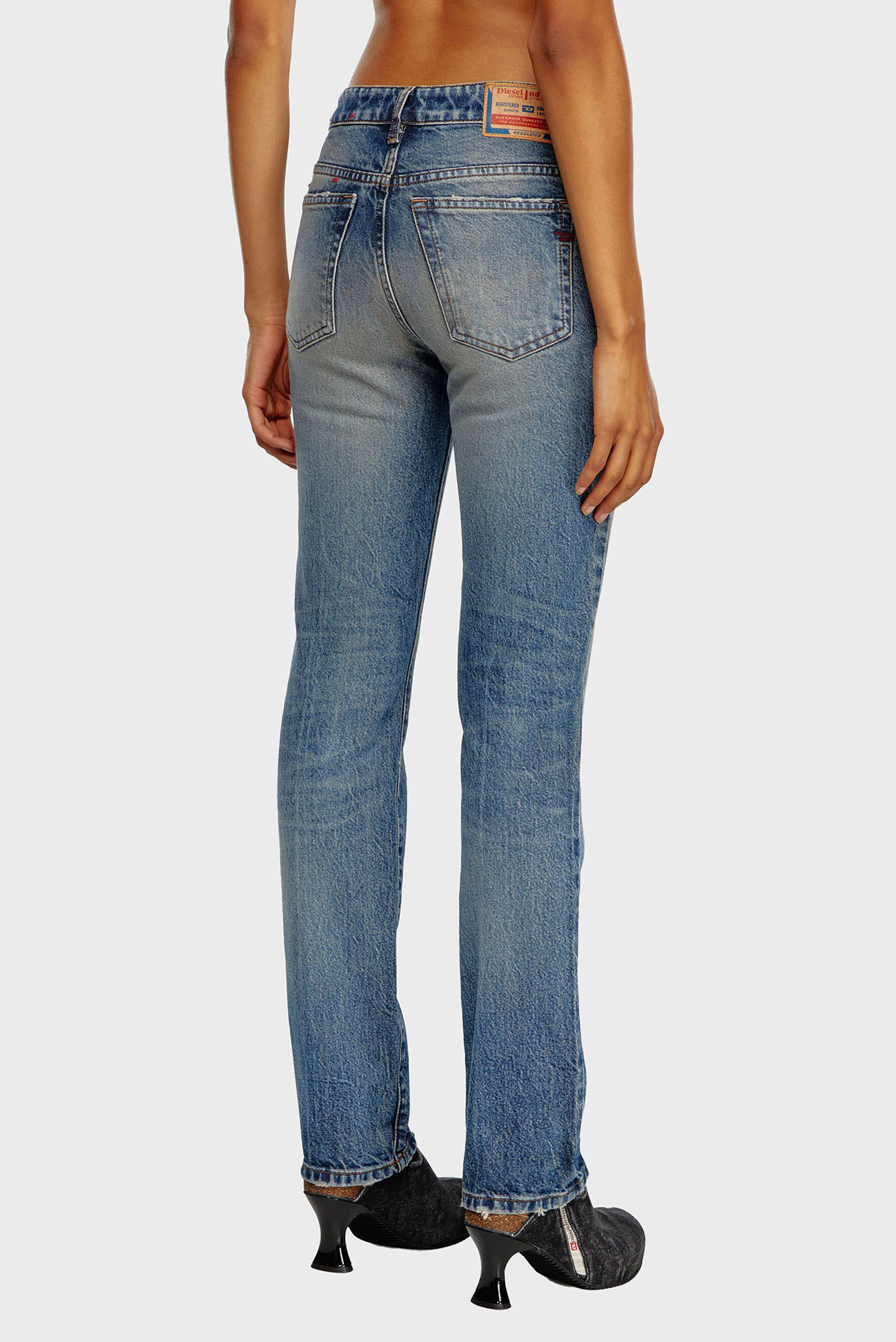 Женские синие джинсы 1989 D-MINE 3