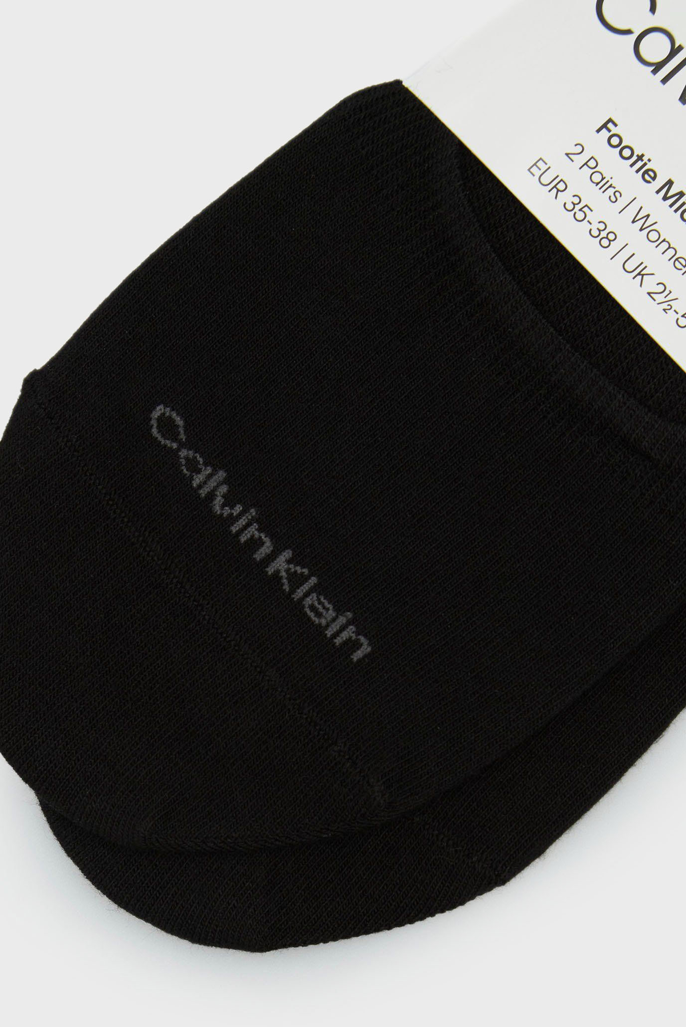 Следы CK WOMEN FOOTIE MID CUT 2P 2