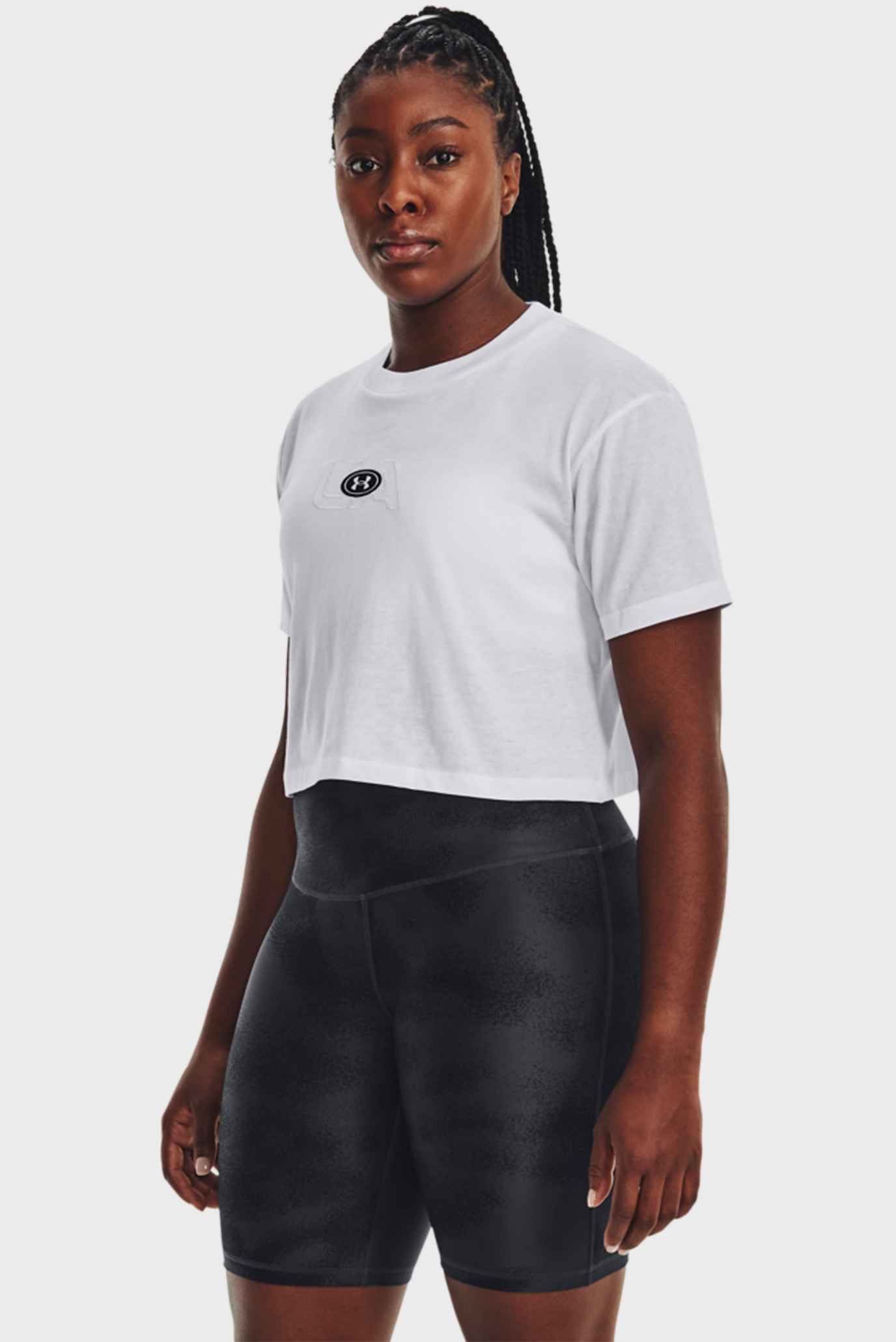Футболка UA BRANDED LOGO CROP SS 7