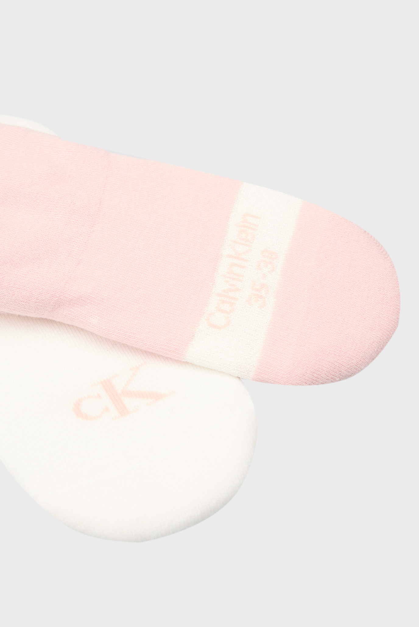 Следы CKJ WOMEN HIGH CUT FOOTIE 2P GLOS 3