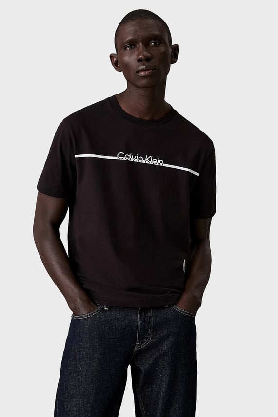 Футболка SPLIT LINE LOGO T-SHIRT Calvin Klein