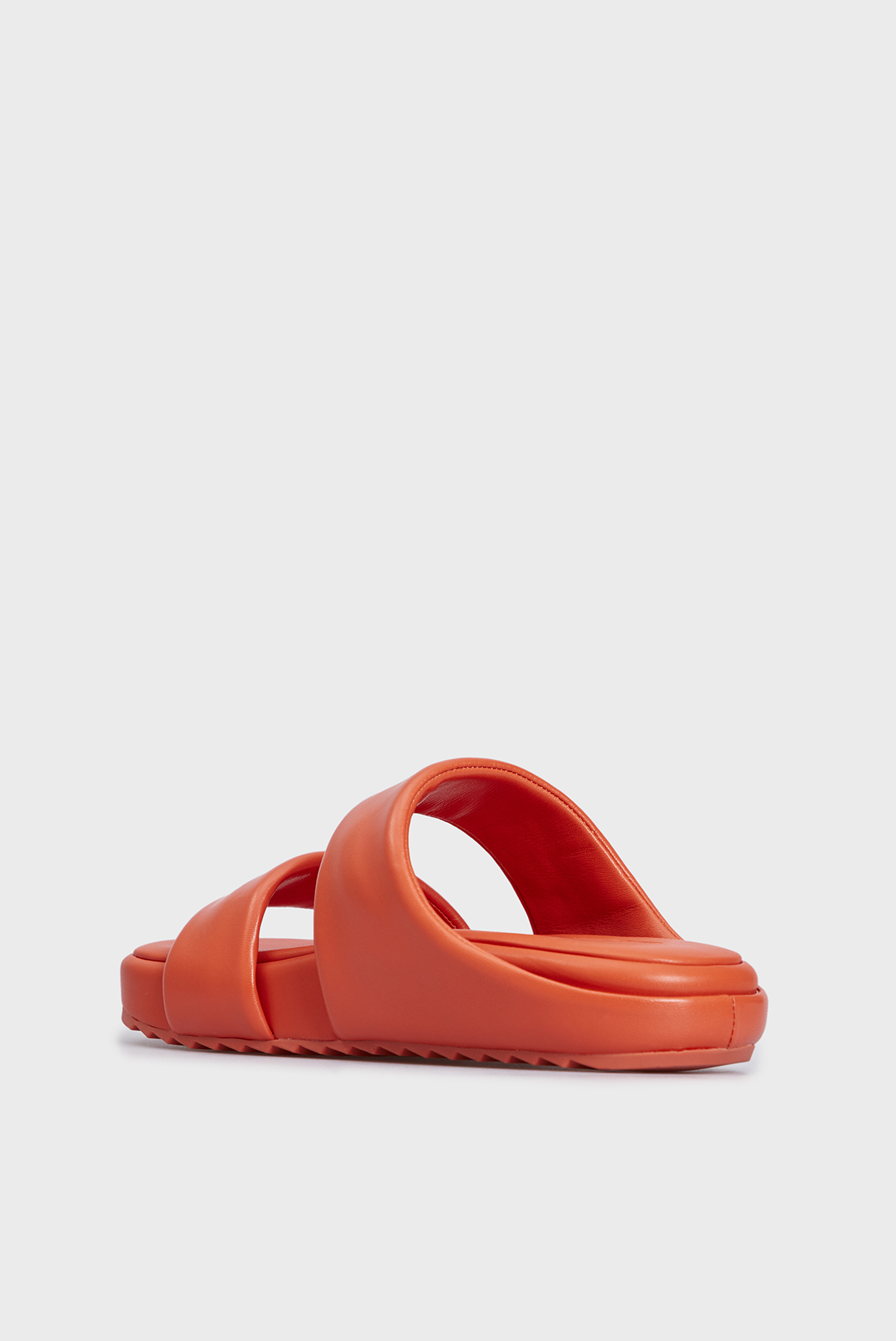 Женские оранжевые кожаные слайдеры Cody 9
