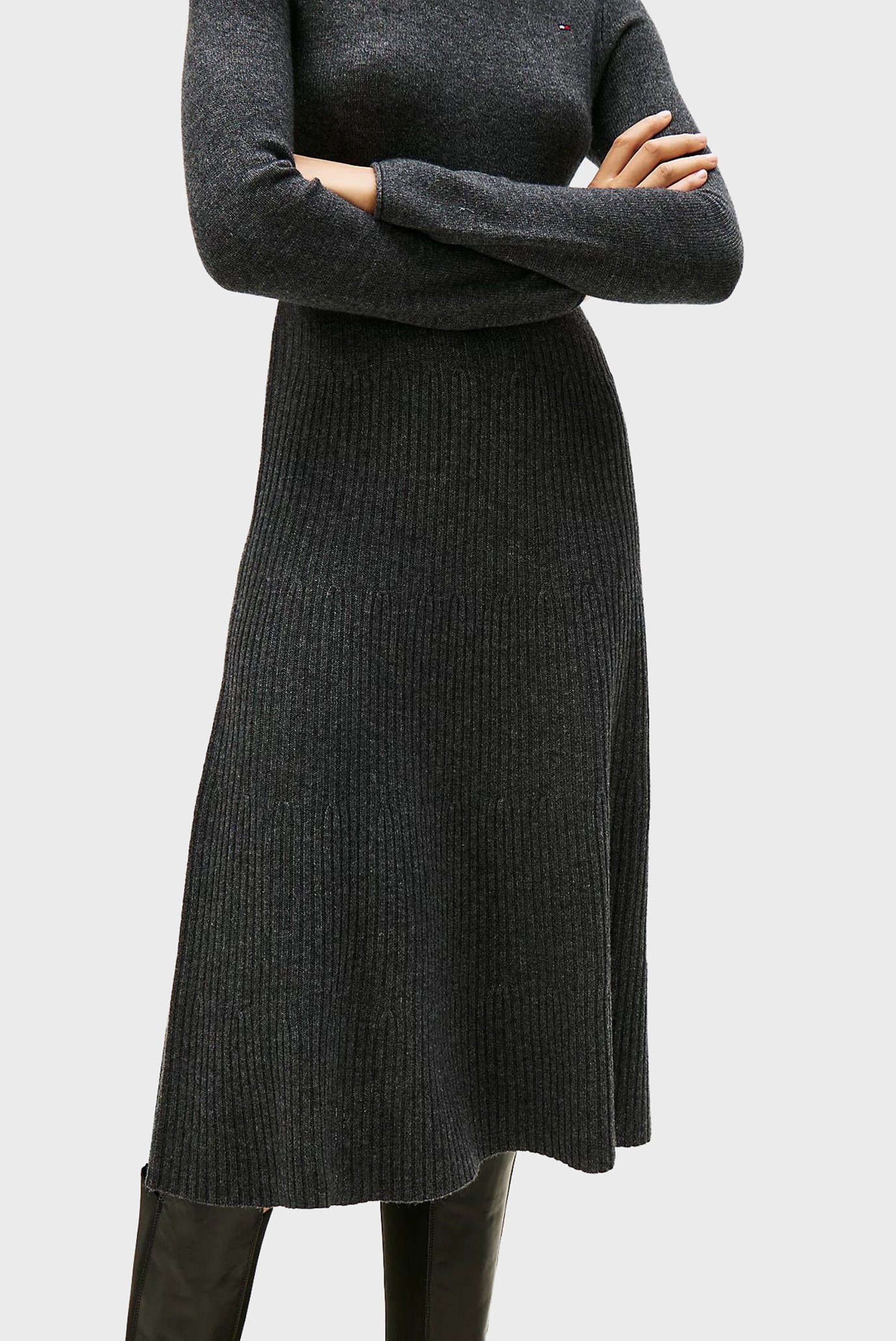 Платье SOFT WOOL LS MOCK-NK SWT DRESS 4