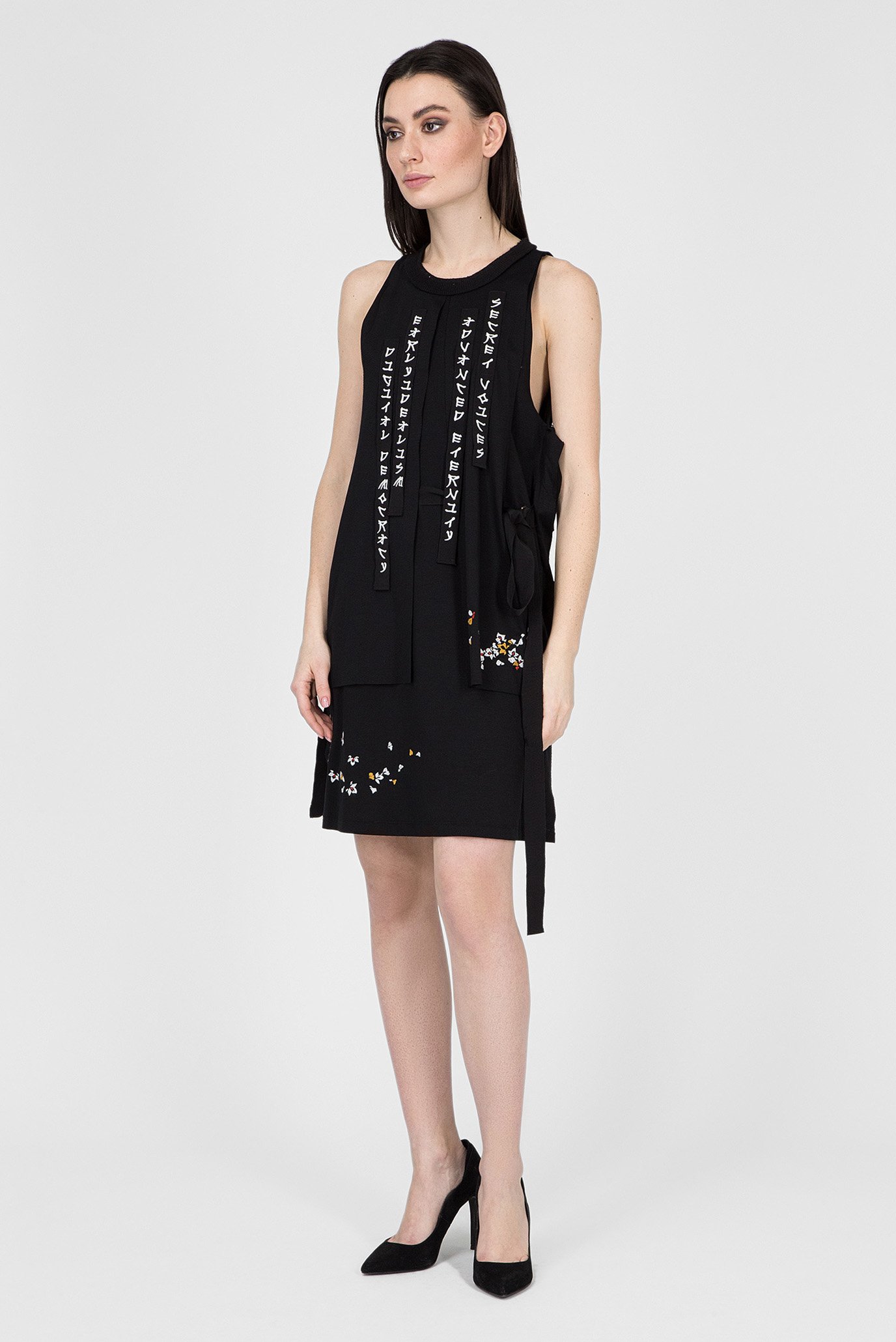 Женское черное платье D-SOLA 2