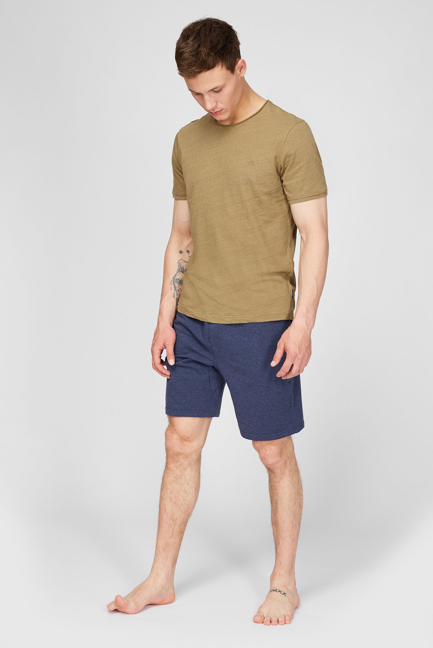 Мужские синие шорты 7