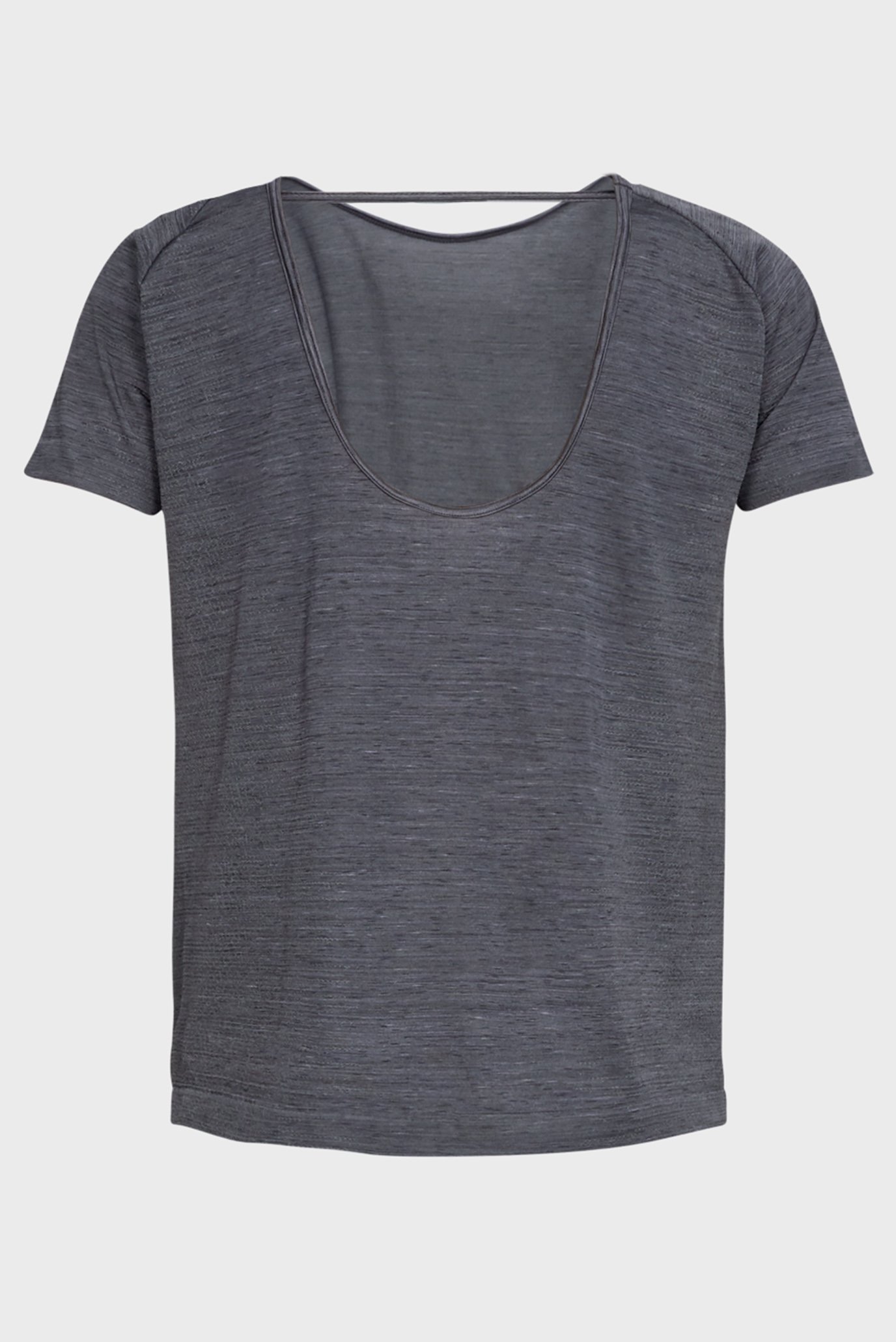 Женская черная футболка TB Seamless Spacedye SS 5