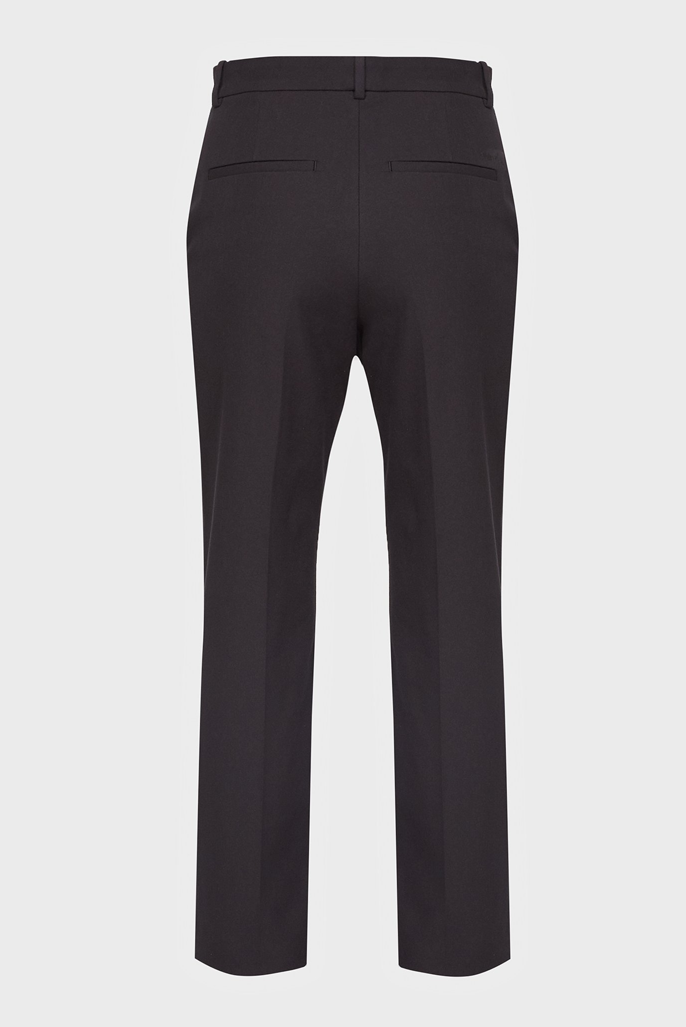 Женские черные брюки STRETCH GABARDINE SLIM ANKLECalvin Klein Женские черные брюки STRETCH GABARDINE SLIM ANKLE 2