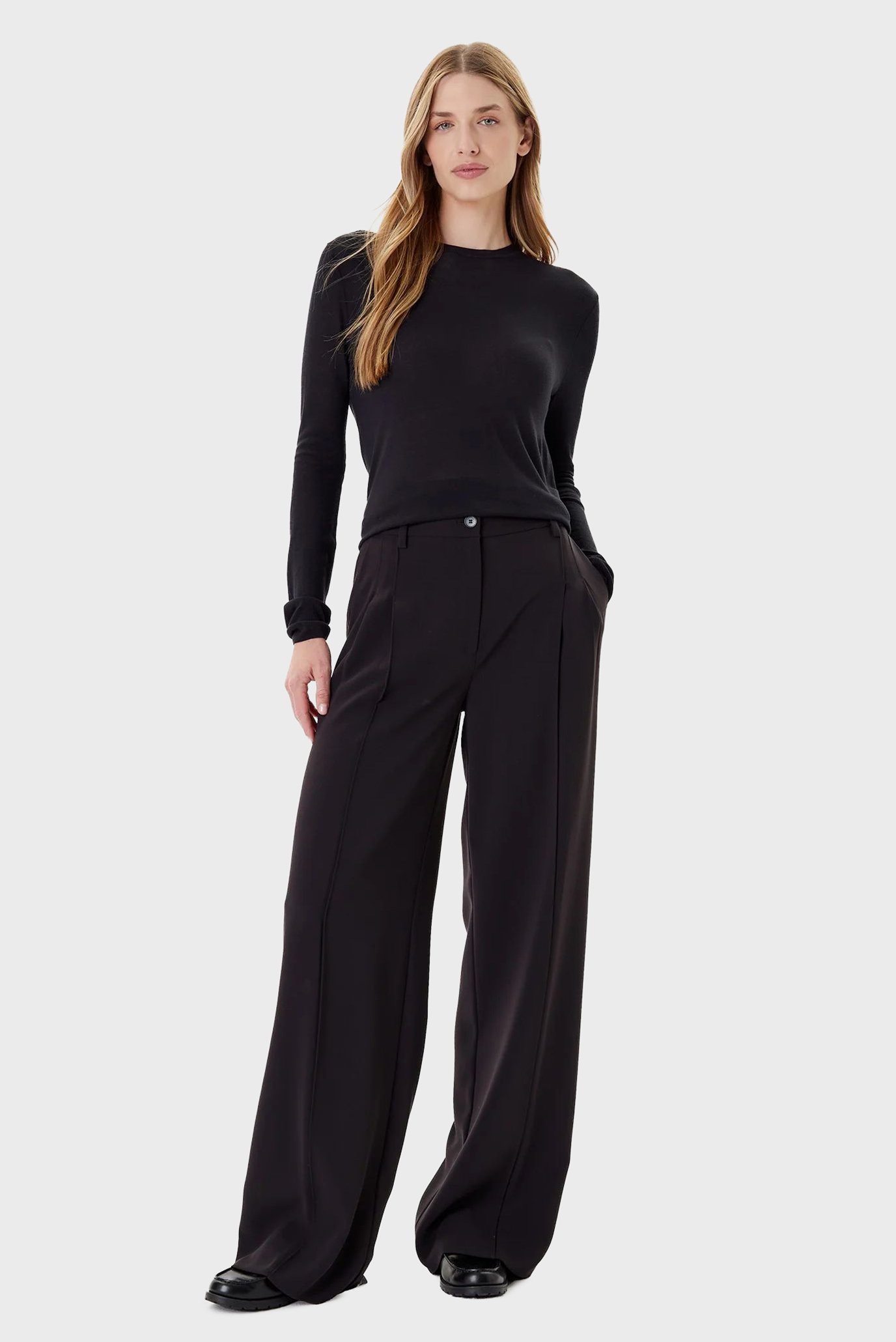 Свитер Fine Gauge Viscose LS Crew 2