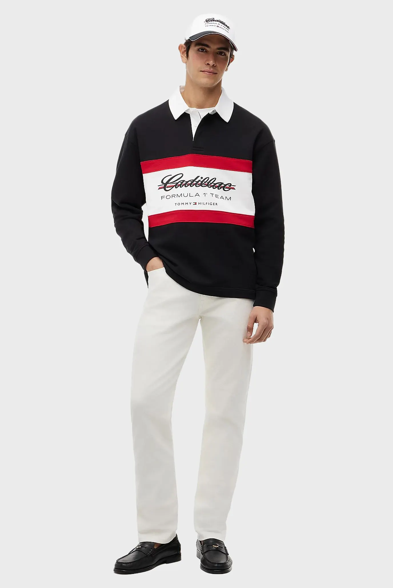 Поло с длинным рукавом TH X CF1 PANELLED SC 2