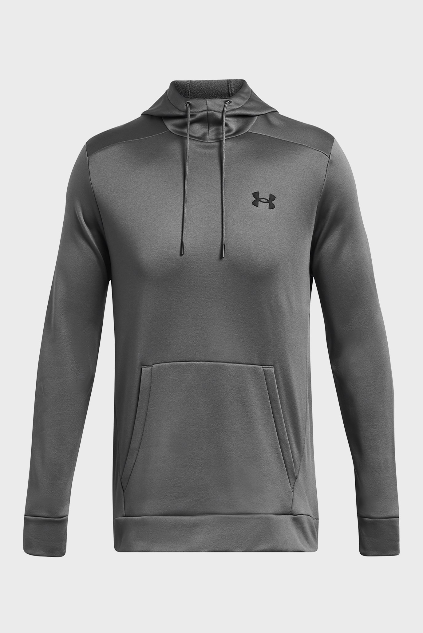 Мужское серое худи UA Armour Fleece Hoodie 8