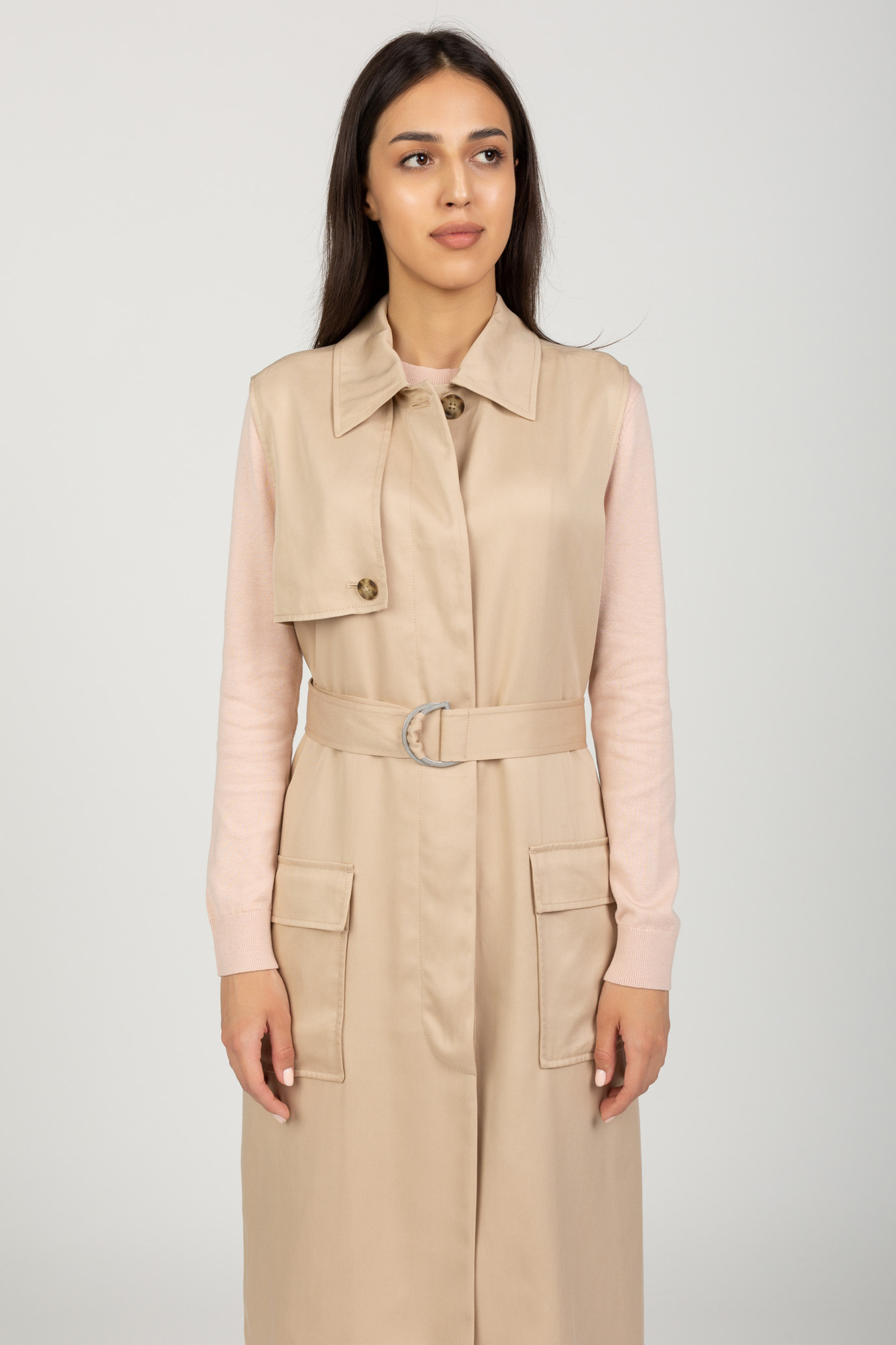 Пальто UTILITY TENCEL SLEEVELESS TRENCH 6
